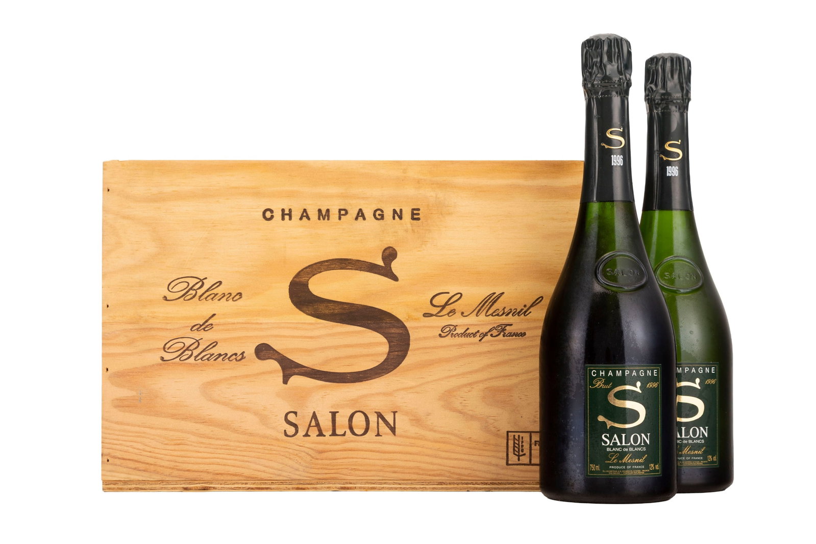 Salon, 1996, Champagne Blanc de Blancs, 6 bts, CBO: Salon, 1996, Champagne Blanc de Blancs, 6 bts, CBO