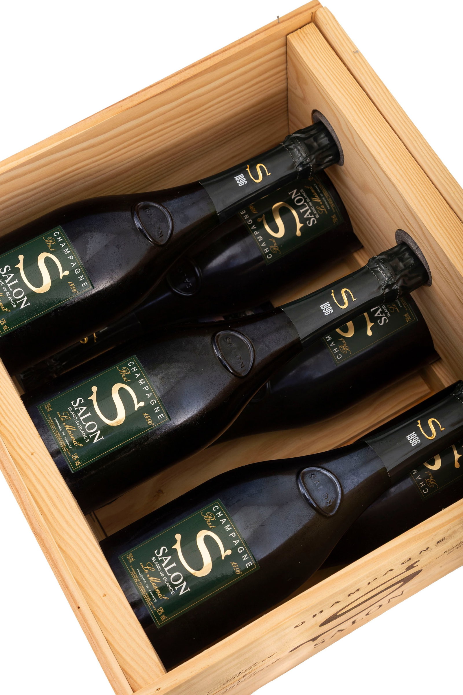Salon, 1996, Champagne Blanc de Blancs, 6 bts, CBO - 2