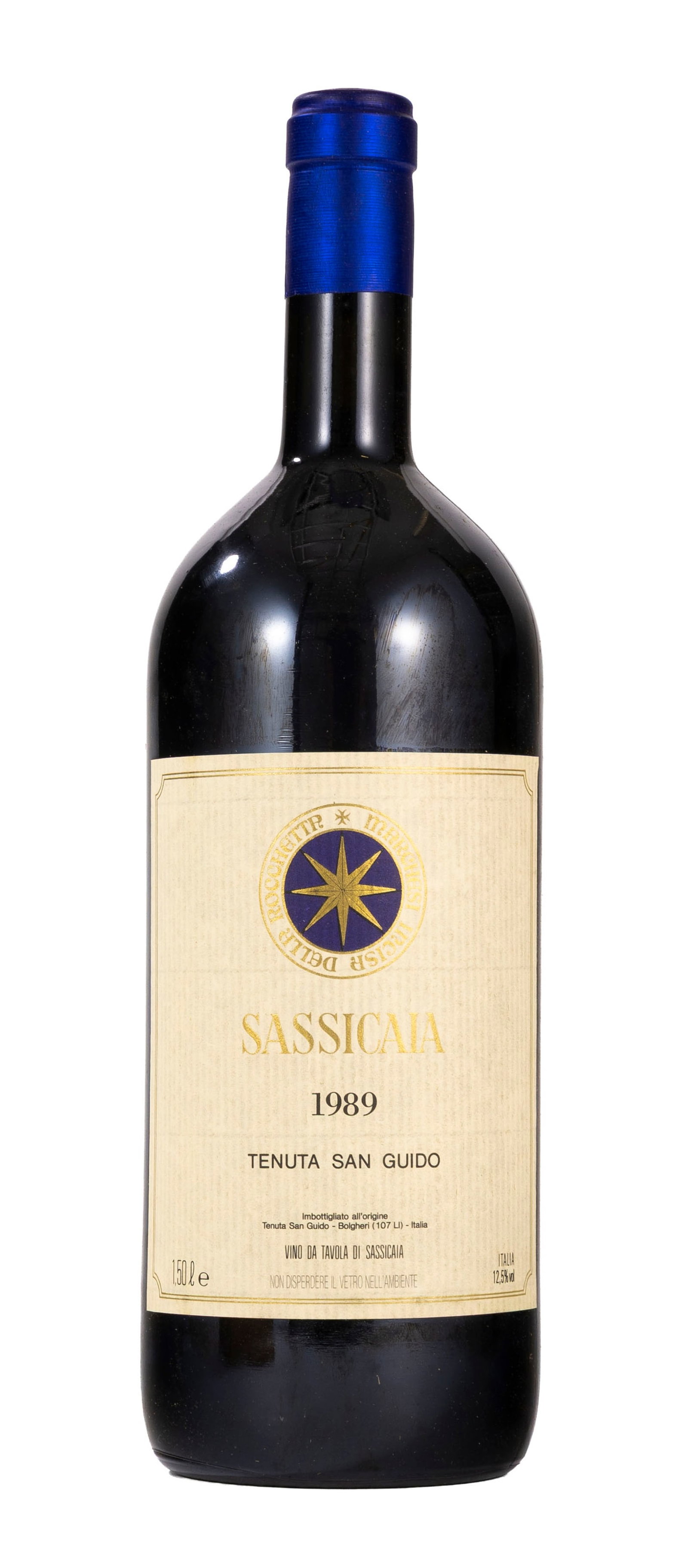 Sassicaia, Tenuta San Guido, 1989, Bolgheri, Toscane, Italie, 1 magnum: Sassicaia, Tenuta San Guido, 1989, Bolgheri, Toscane, Italie, 1 magnum