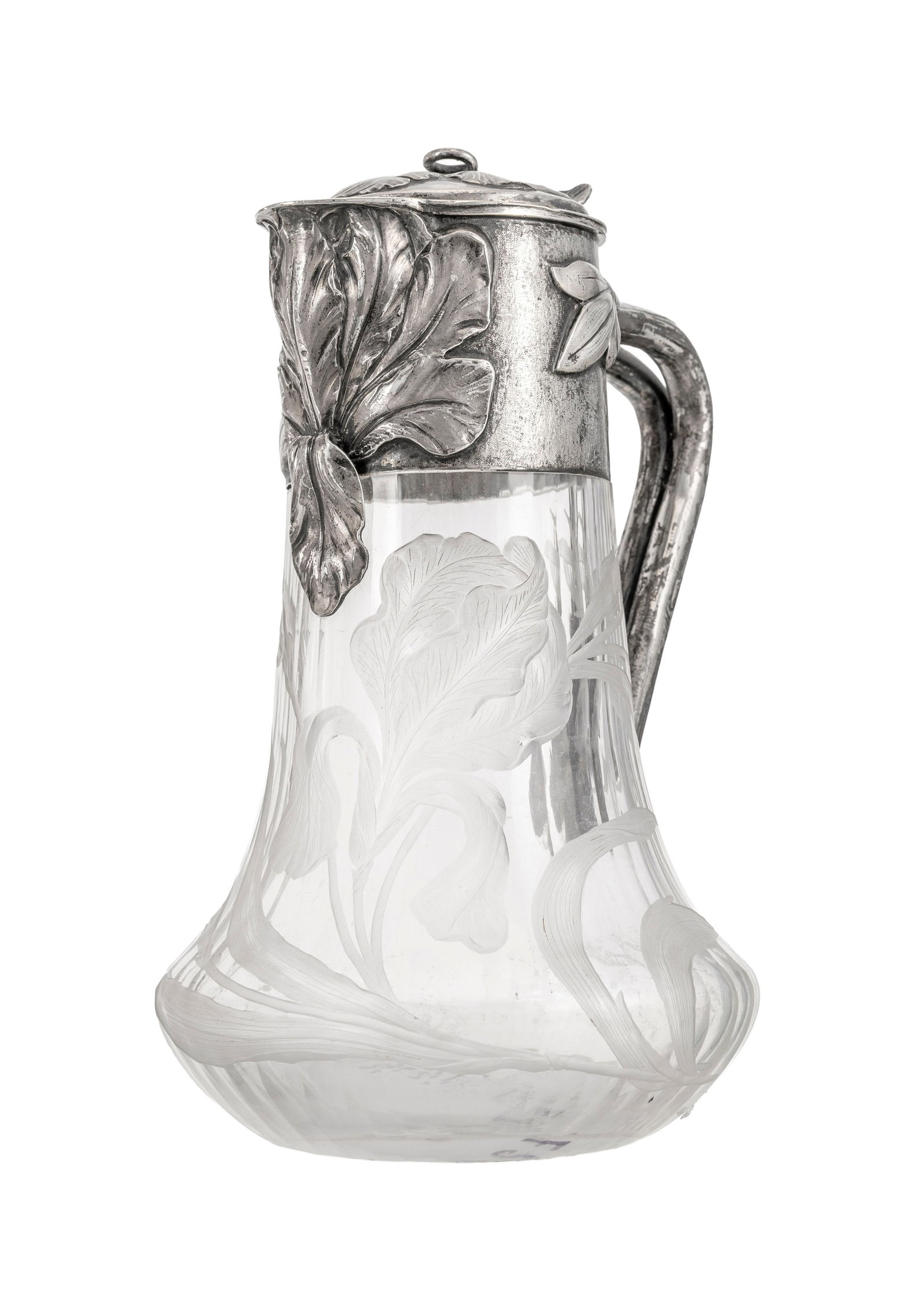 Ensemble de 2 coupes en argent Minerve 1er titre et 1 pichet en argent, marque Knein Coutelle, à - 2