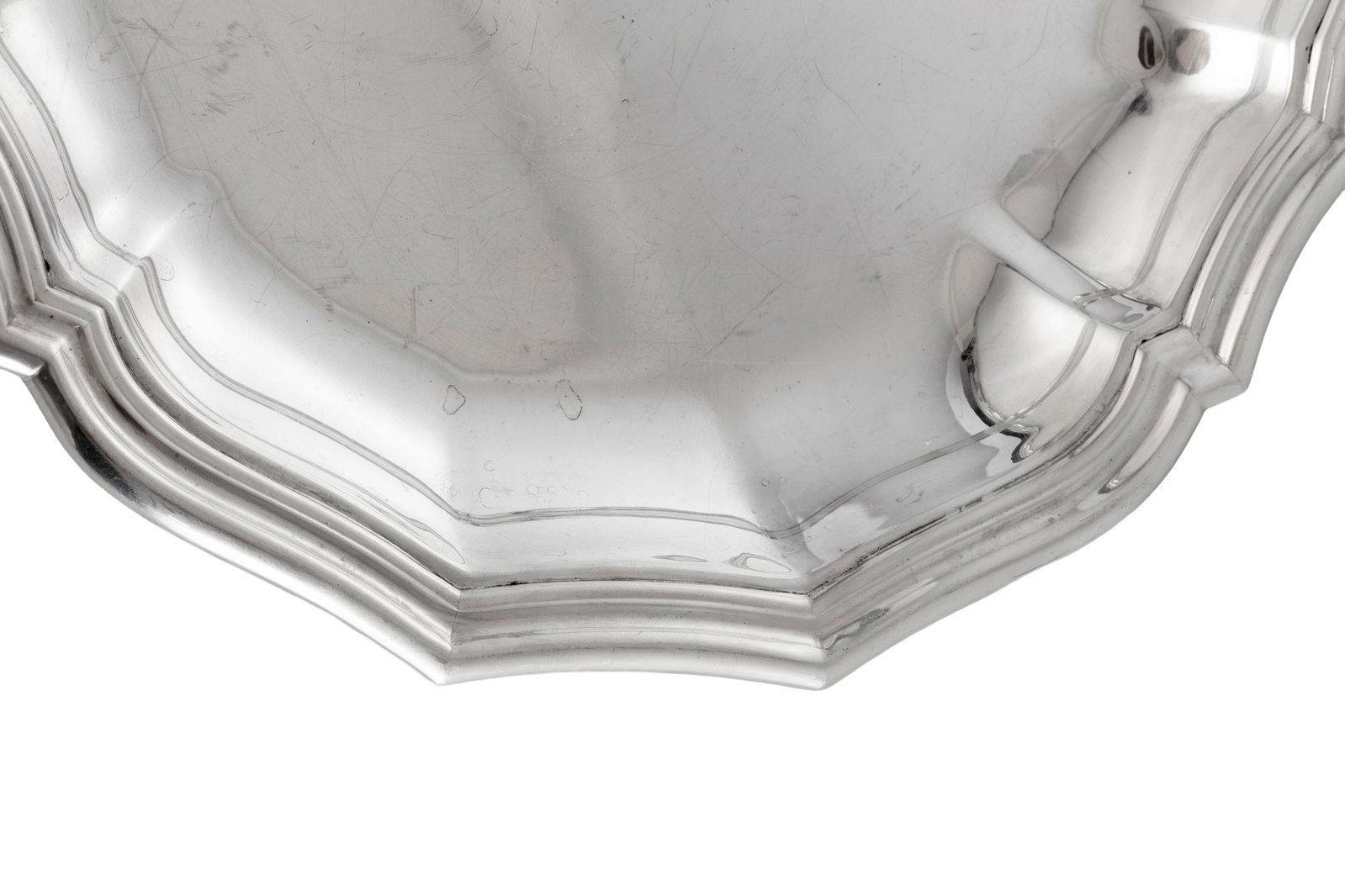 Puiforcat. Ensemble de 2 plats ronds et 1 plat ovale en argent Minerve 1er titre, Paris, XXe s., la  - 4