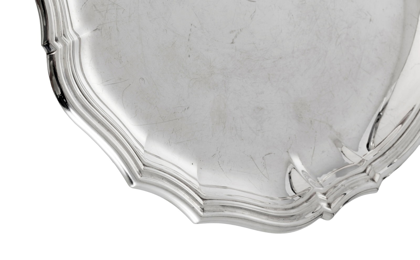 Puiforcat. Ensemble de 2 plats ronds et 1 plat ovale en argent Minerve 1er titre, Paris, XXe s., la  - 7