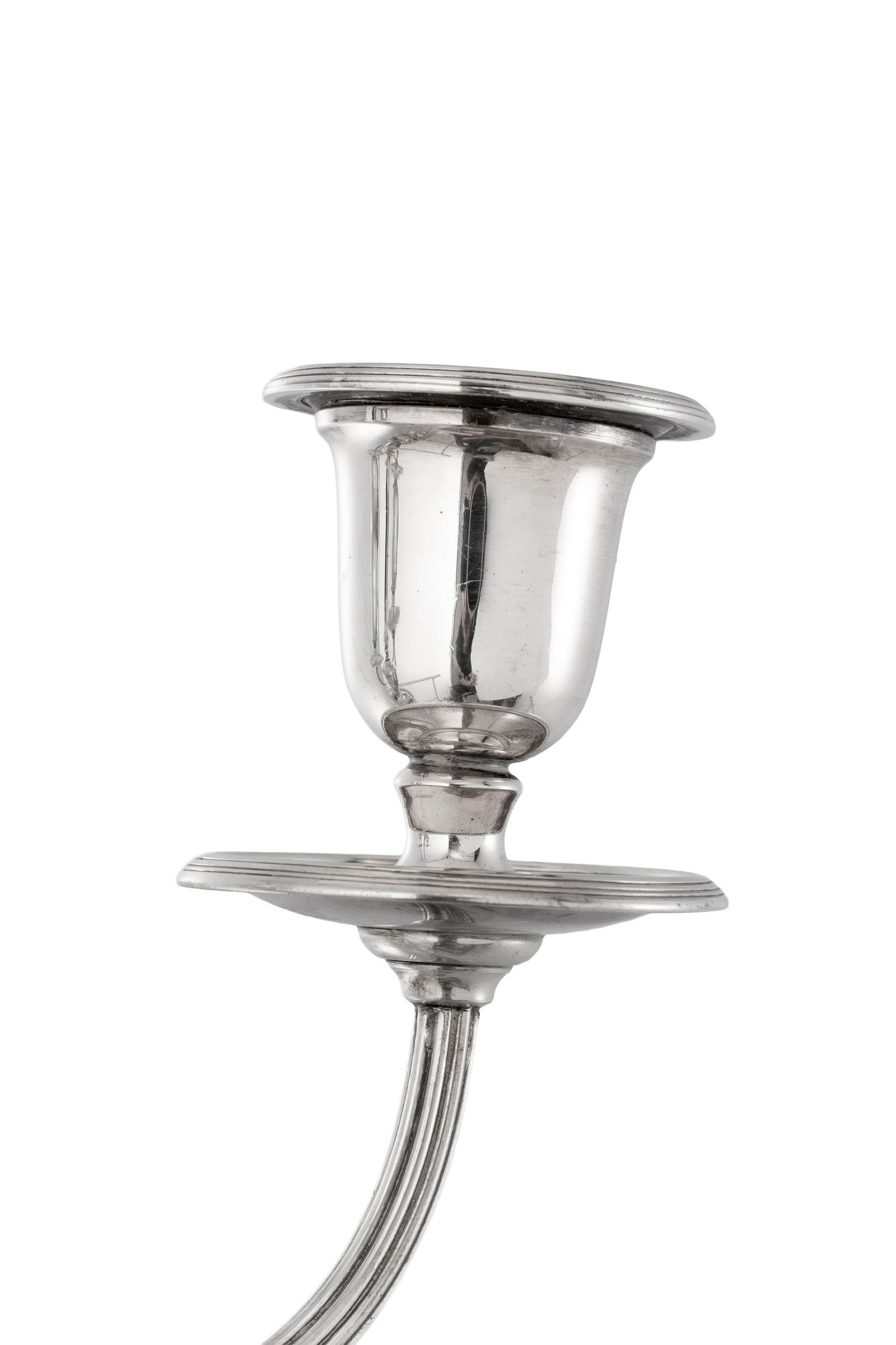 Paire de candélabres à 2 bras de lumière en argent, par C J Vander Ltd, Londres, 1971 - 3