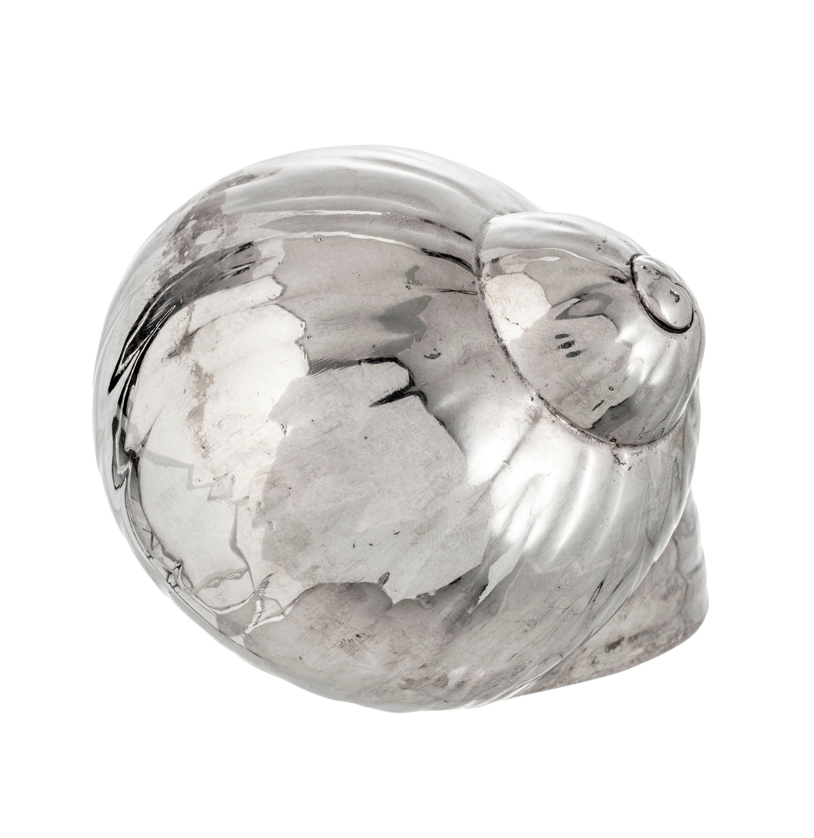 Buccellati. Briquet de table en métal argenté, forme coquille signé Gianmaria Buccell - 3