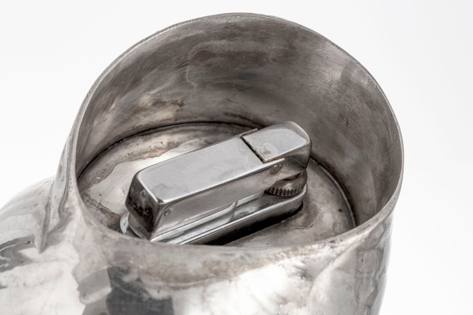 Buccellati. Briquet de table en métal argenté, forme coquille signé Gianmaria Buccell - 5