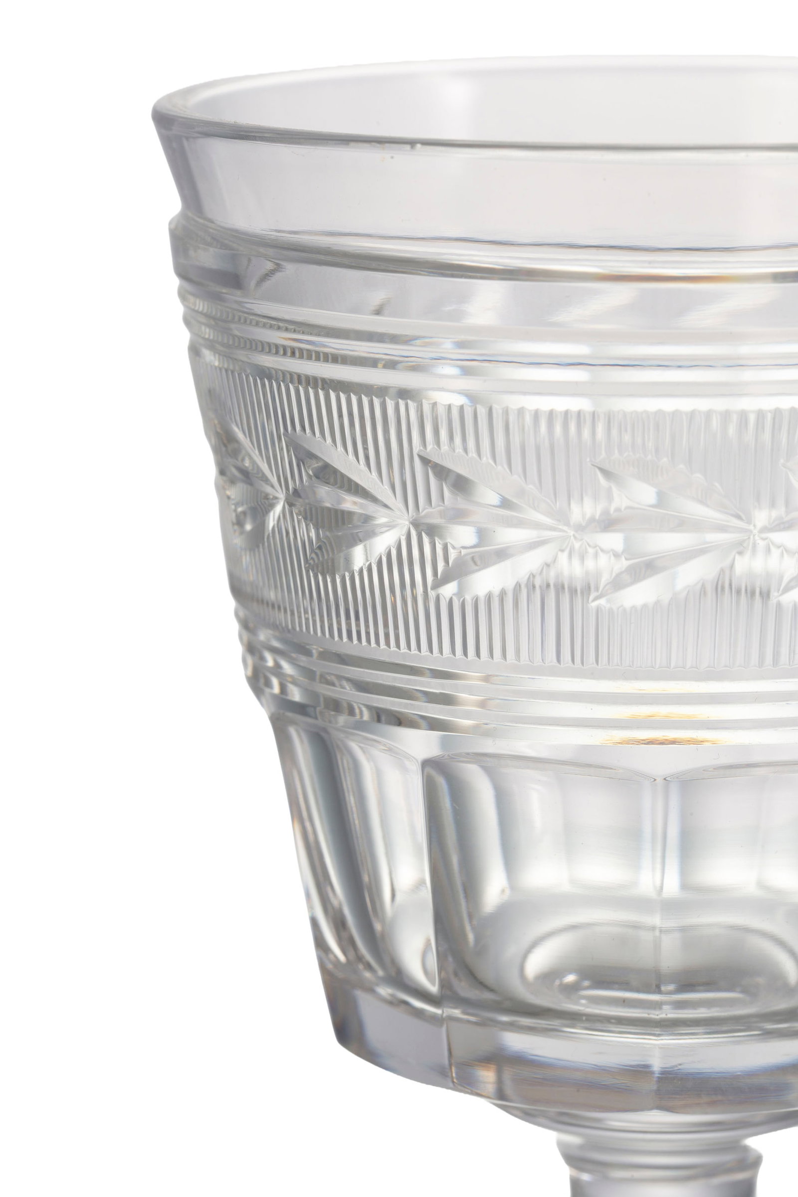 Baccarat. Service de verres en cristal, modèle Jonzac, comprenant 42 pièces: 10 flûte - 2