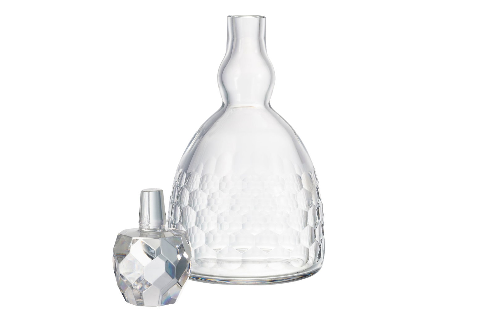 Baccarat. Carafe à décanter en cristal, modèle Palerme, h. 25 cm - 2