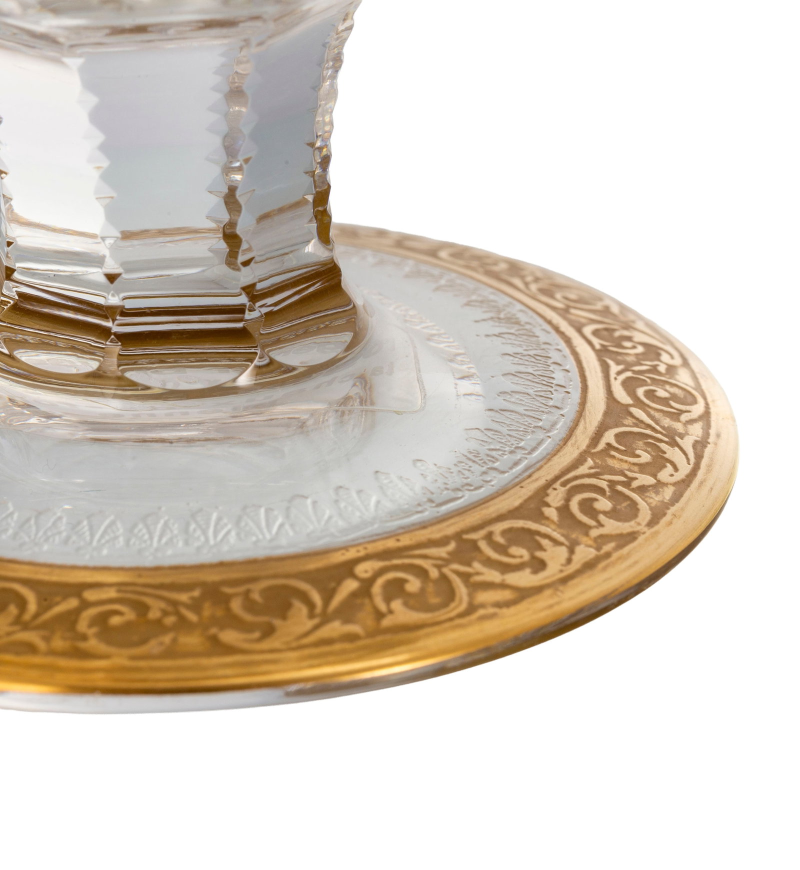 Saint-Louis. Service de verres en cristal, modèle Thistle, comprenant 54 pièces: 11 fl - 5