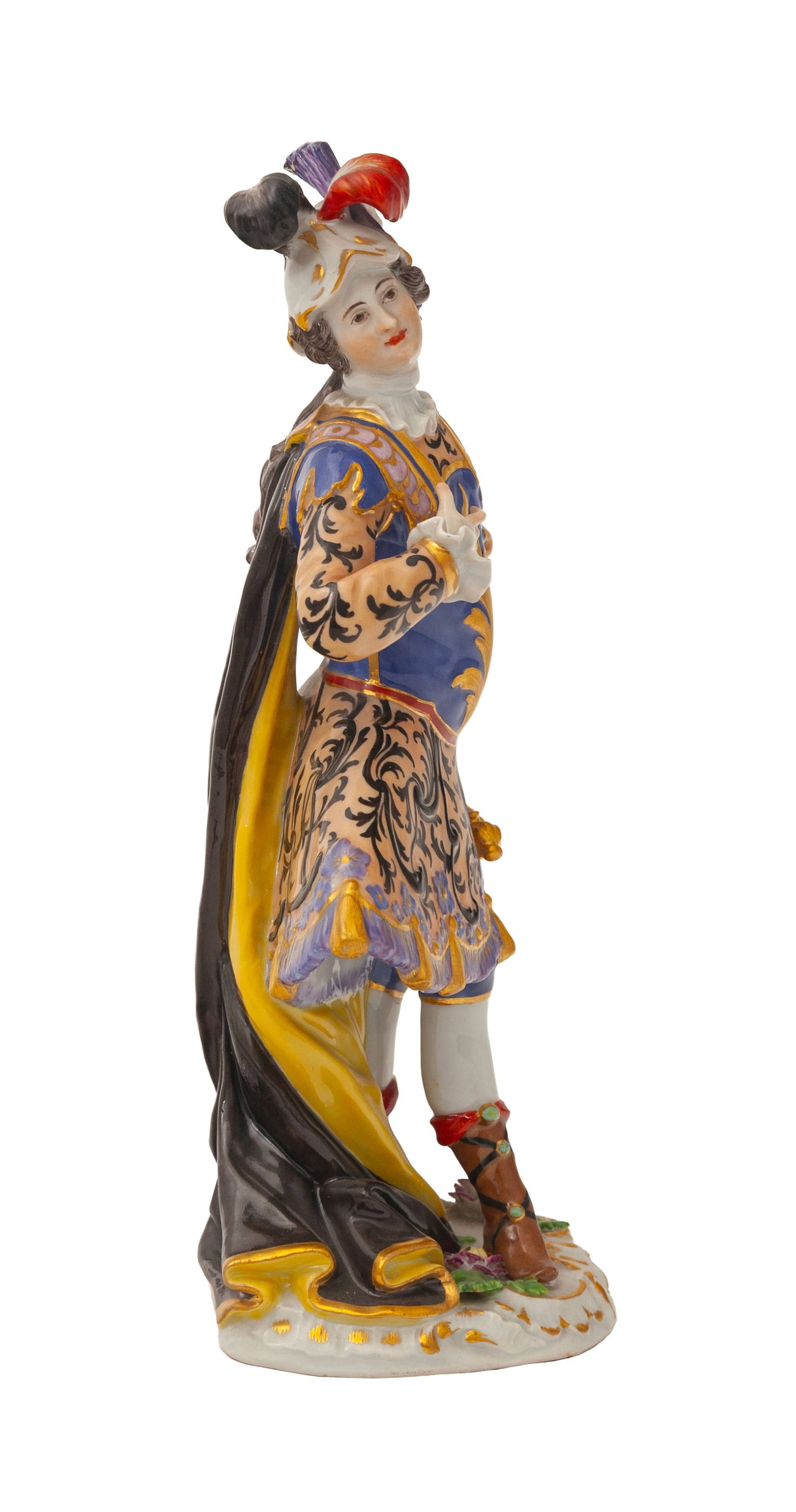 Meissen. Danseur en porcelaine, XIXe s., marque sous la base, h. 22 cm - 2