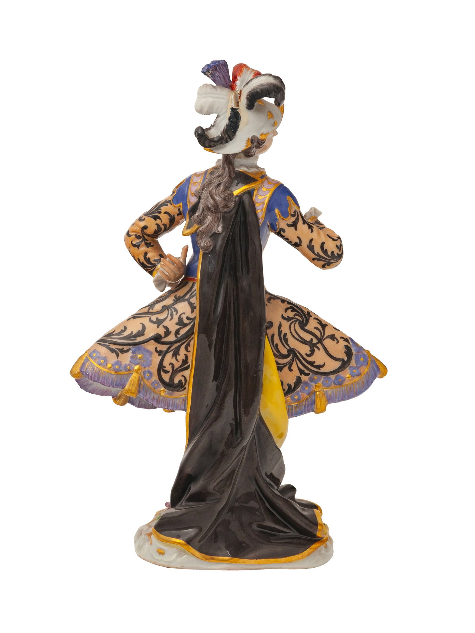 Meissen. Danseur en porcelaine, XIXe s., marque sous la base, h. 22 cm - 4