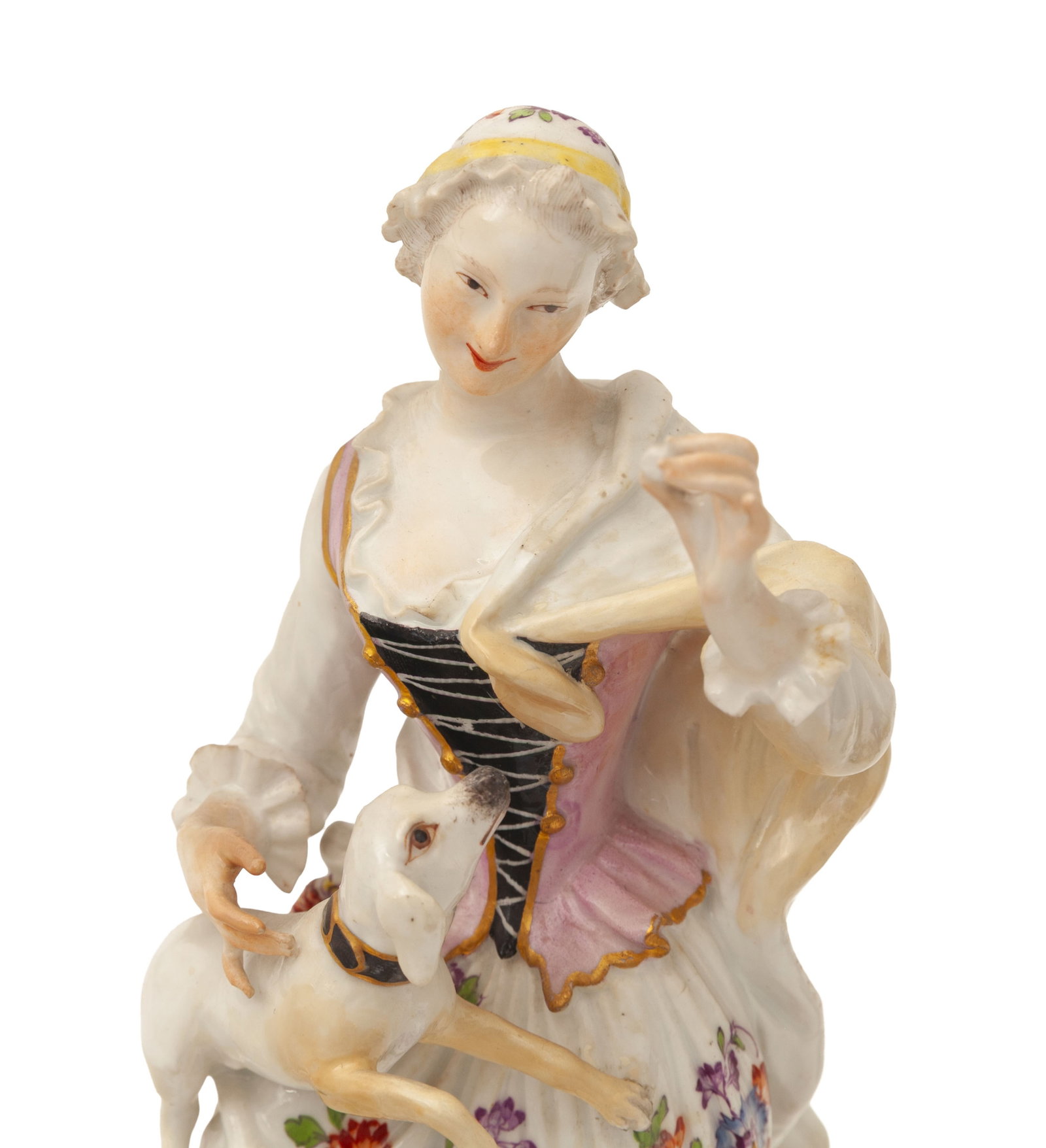Meissen. Berger et bergère en porcelaine, XIXe s., h. 26,5 et 27,5 cm - 5