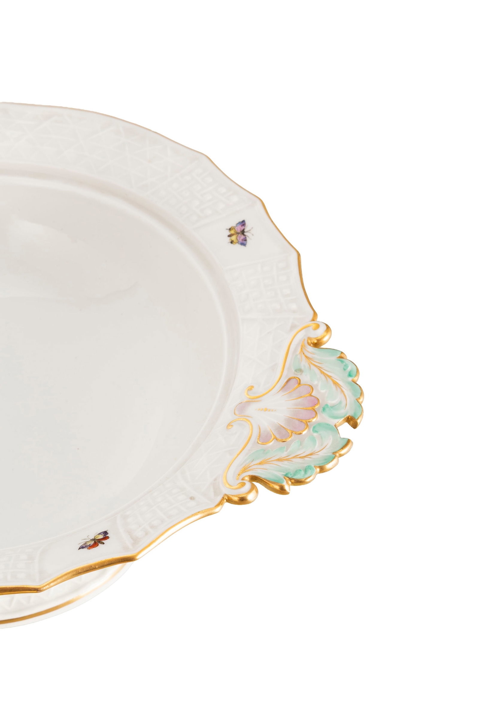 Meissen. Paire de soupières en porcelaine, XIXe s., à décor polychrome de fleurs et p - 6
