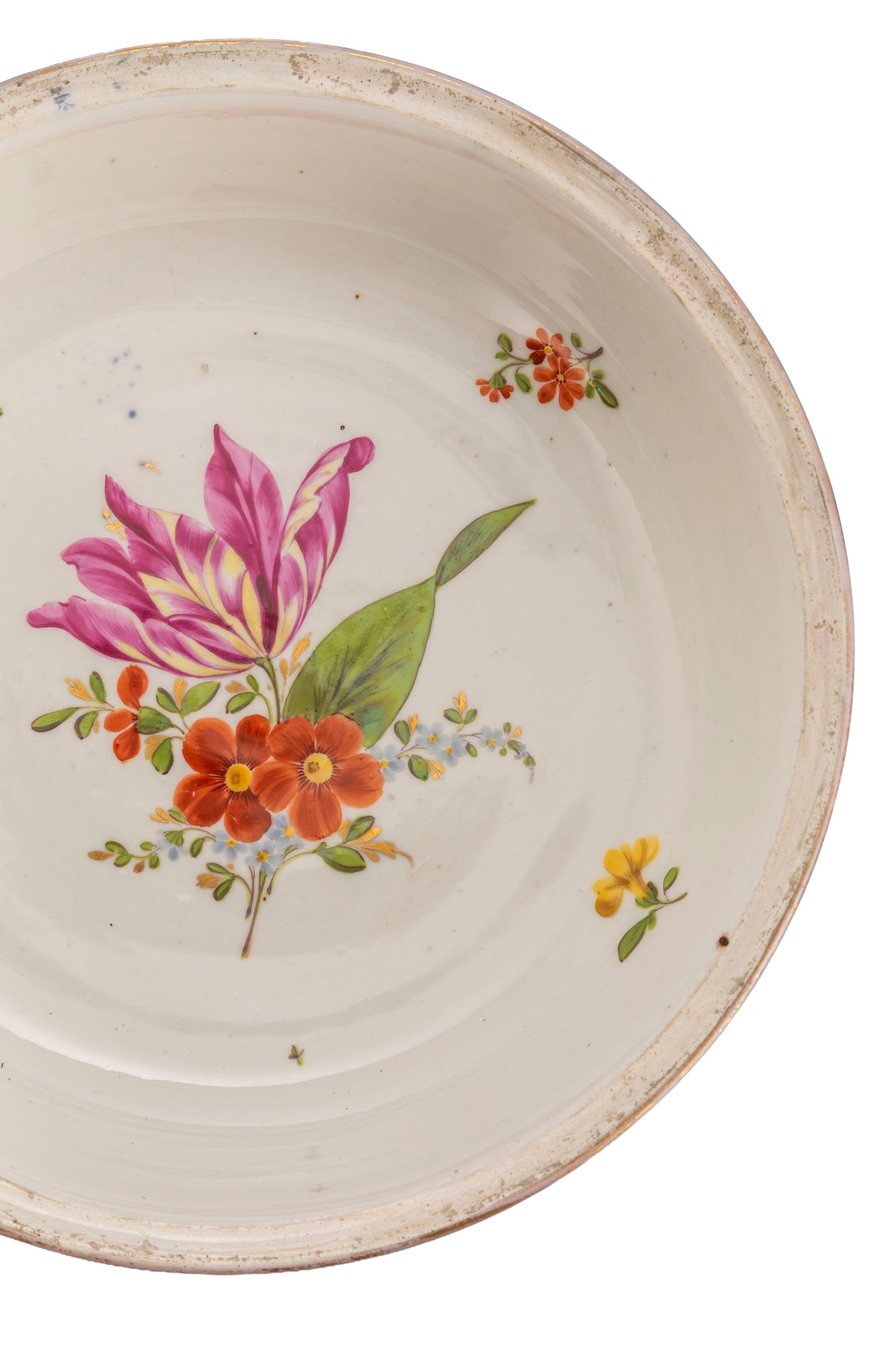 Meissen. Coupe couverte en porcelaine, marque époque Marcolini, XIXe s., à décor de f - 5