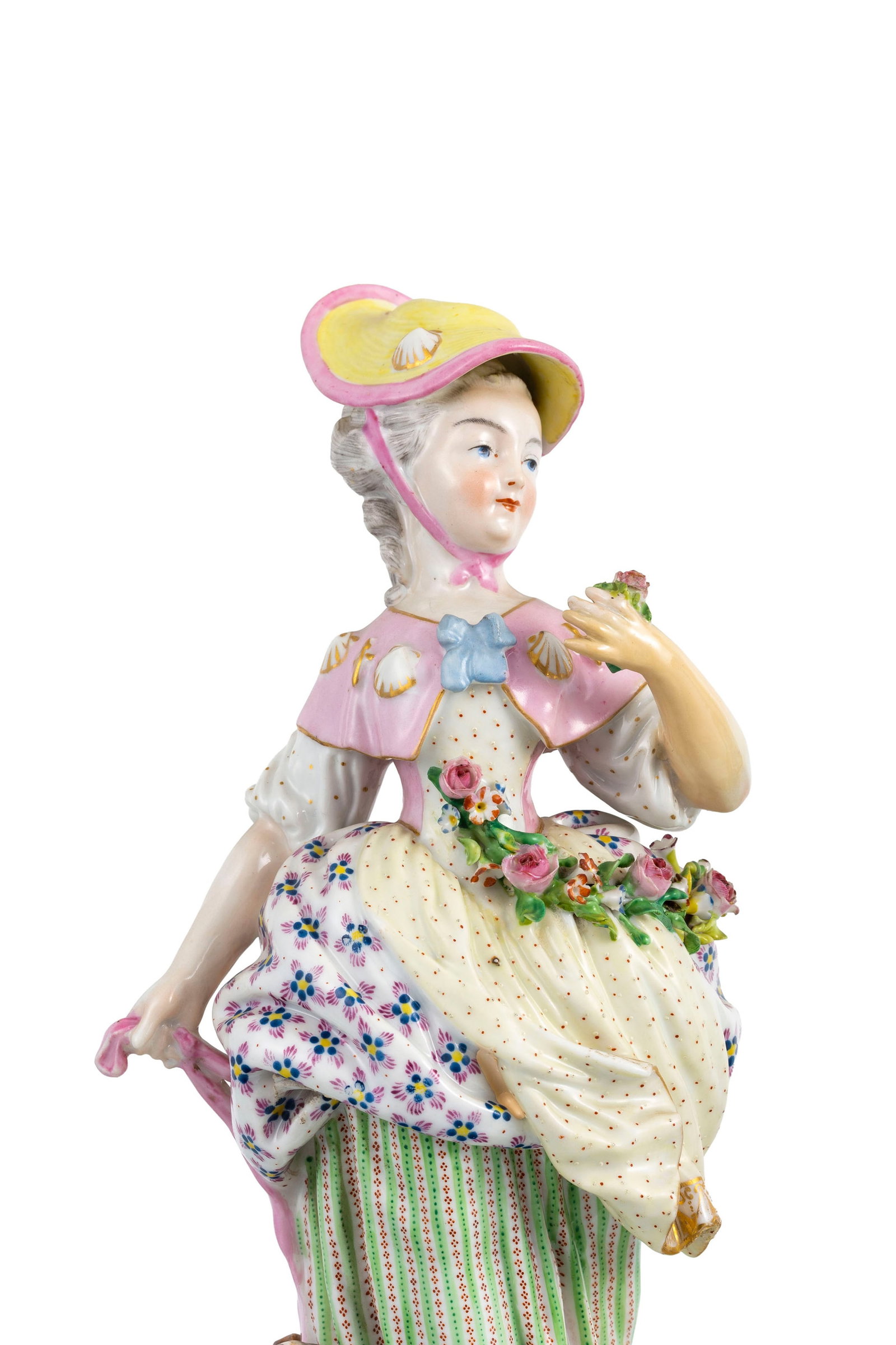Jacob Petit. Ensemble de 2 figures de gentilhomme et élégante en porcelaine, Paris, XIXe s - 2