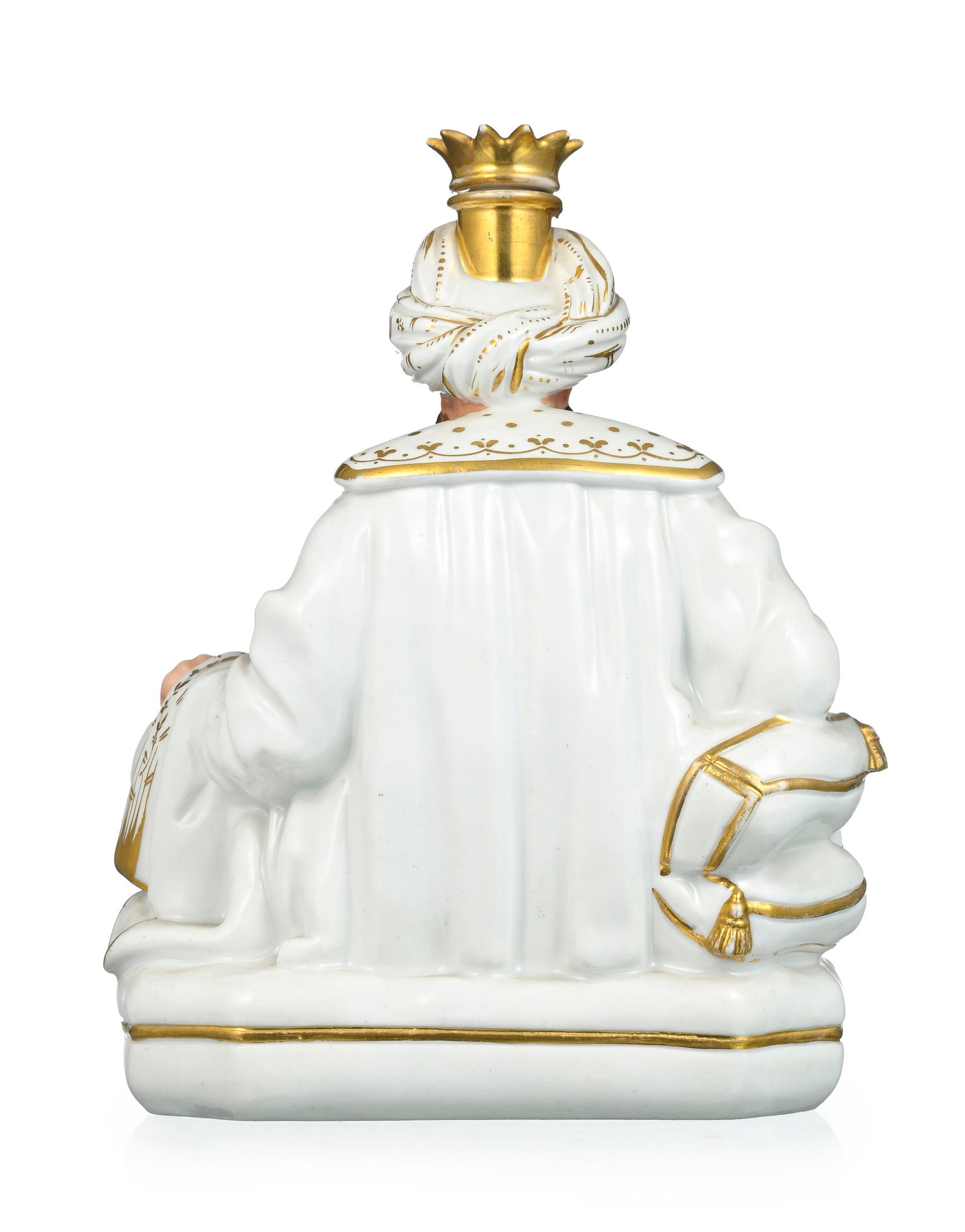Jacob Petit. Ensemble de 3 flacons figurant 2 sultans, 1 sultane et 1 odalisque en porcelaine é - 13
