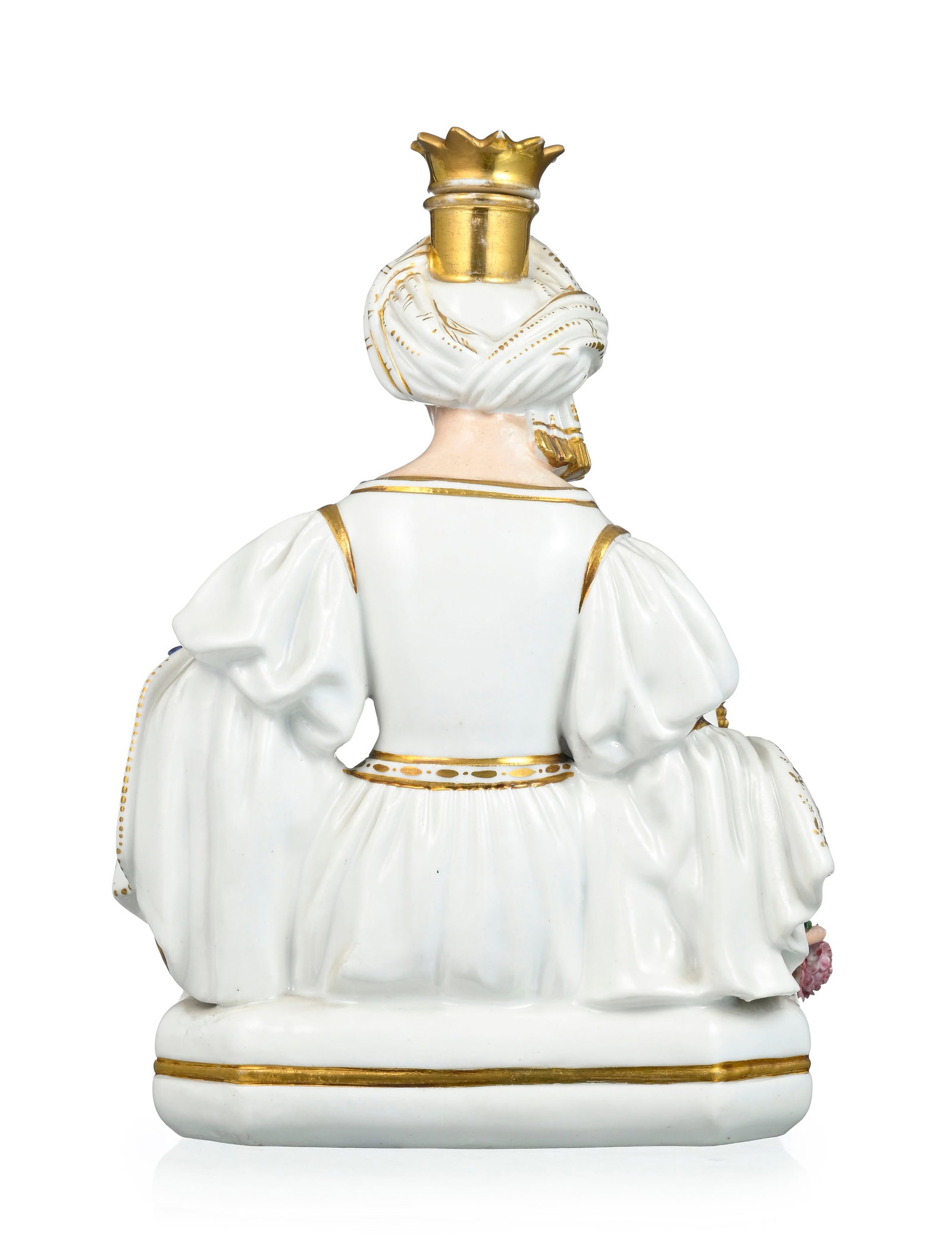Jacob Petit. Ensemble de 3 flacons figurant 2 sultans, 1 sultane et 1 odalisque en porcelaine é - 14