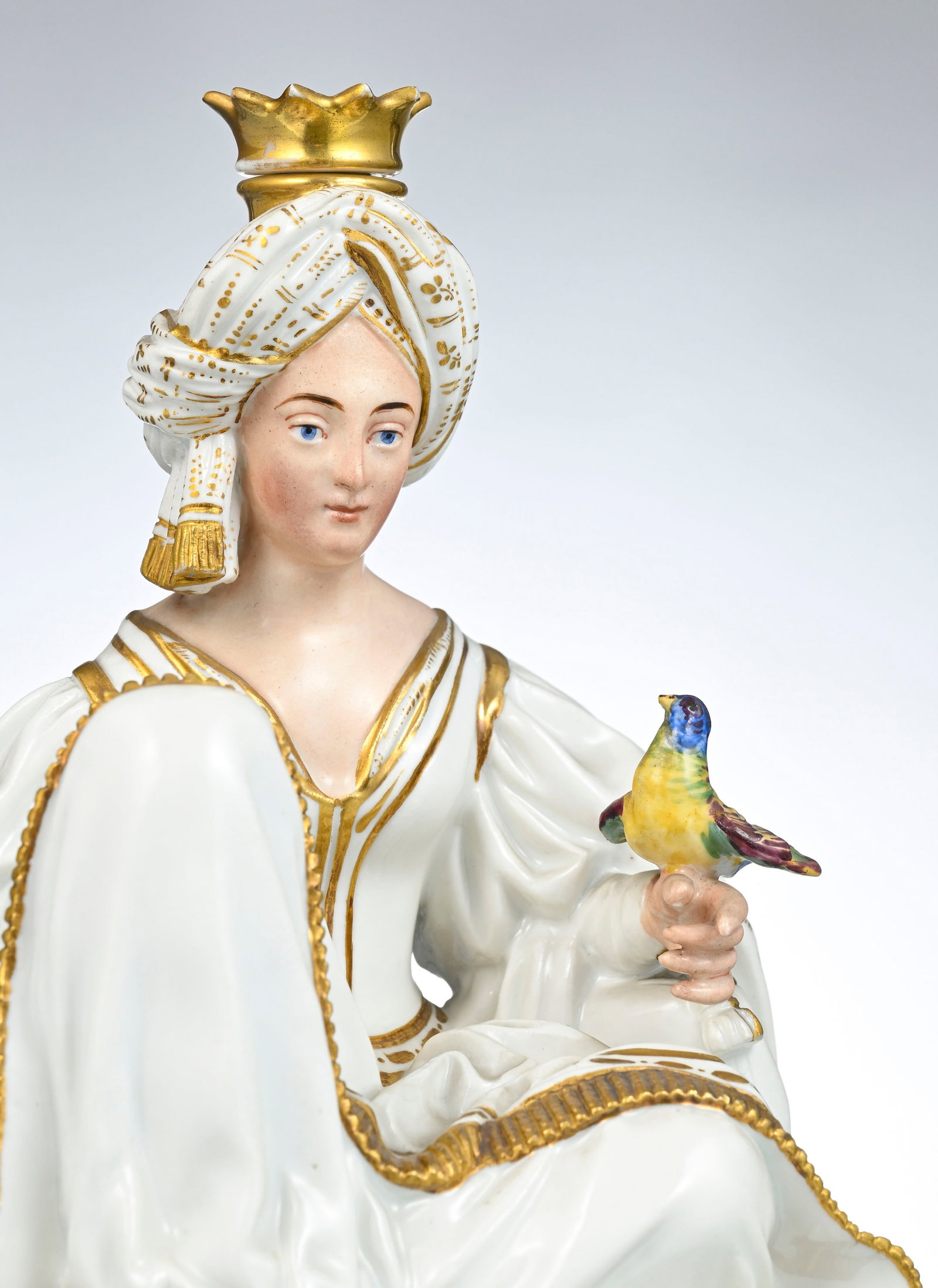 Jacob Petit. Ensemble de 3 flacons figurant 2 sultans, 1 sultane et 1 odalisque en porcelaine é - 9