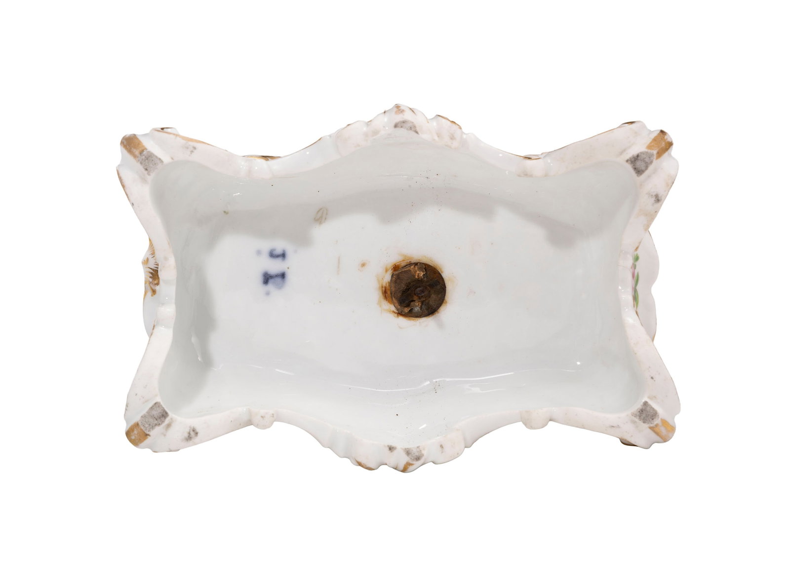 Jacob Petit. Paire de vases et présentoirs en porcelaine, Paris, XIXe s., à décor pol - 8