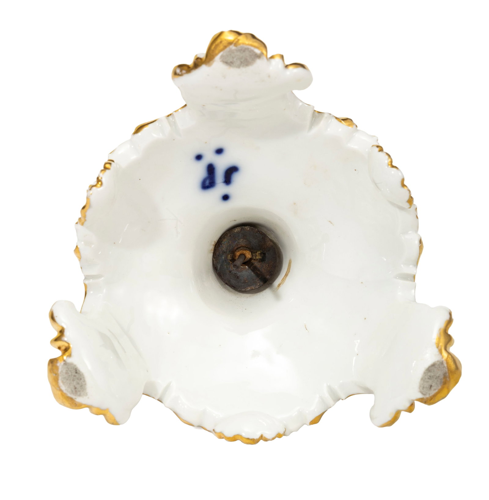 Jacob Petit. Ensemble de 2 paires de bougeoirs en porcelaine, Paris, XIXe s., à décor de f - 9