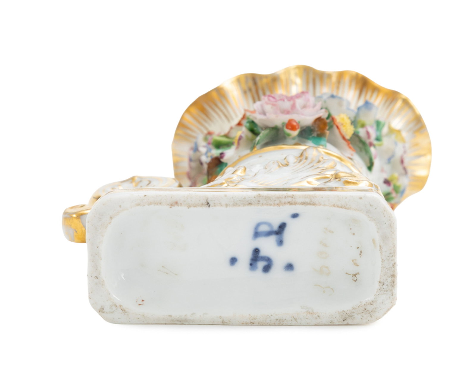 Jacob Petit. Ensemble d'1 paire de flacons et 1 paire de vases en porcelaine, Paris, XIXe s., à - 11