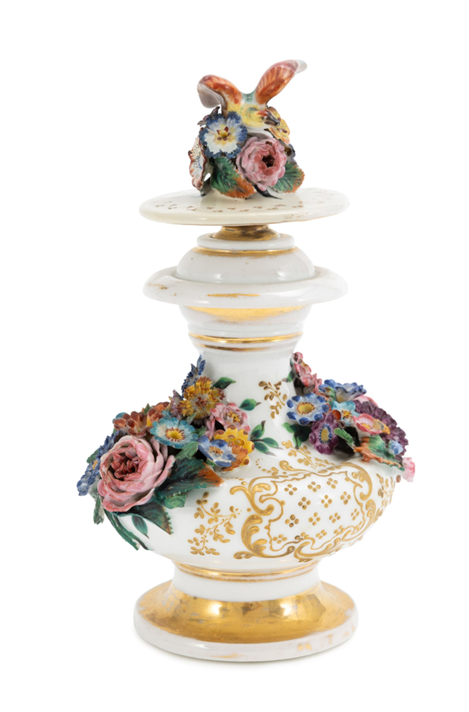 Jacob Petit. Ensemble d'1 paire de flacons et 1 paire de vases en porcelaine, Paris, XIXe s., à - 6