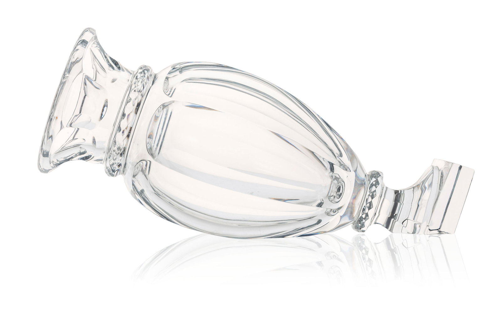 Baccarat. Vase en cristal, modèle Amphora, long. 34,5 cm - 3