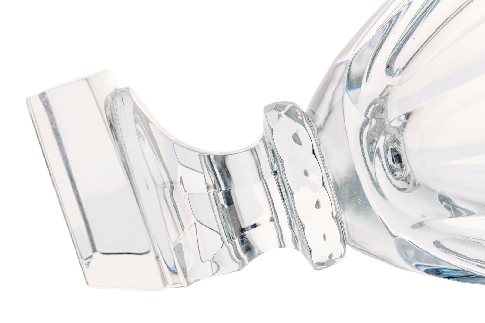 Baccarat. Vase en cristal, modèle Amphora, long. 34,5 cm - 5