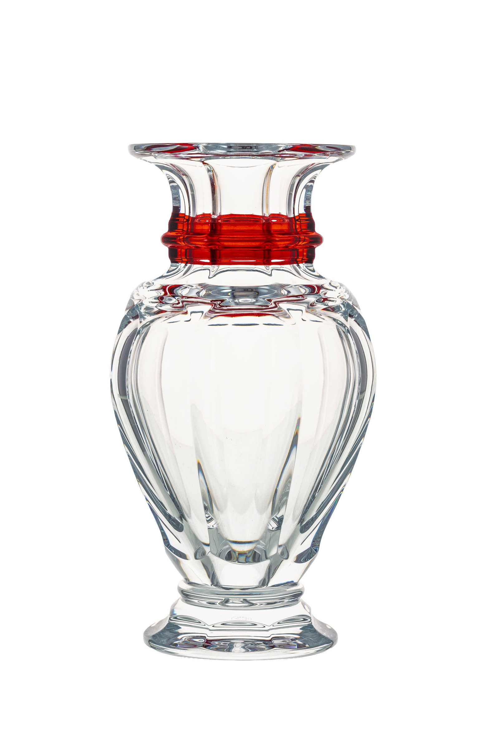 Baccarat. Vase en cristal, modèle Harcourt balustre, h. 31,5 cm: Baccarat. Vase en cristal, modèle Harcourt balustre, h. 31,5 cm