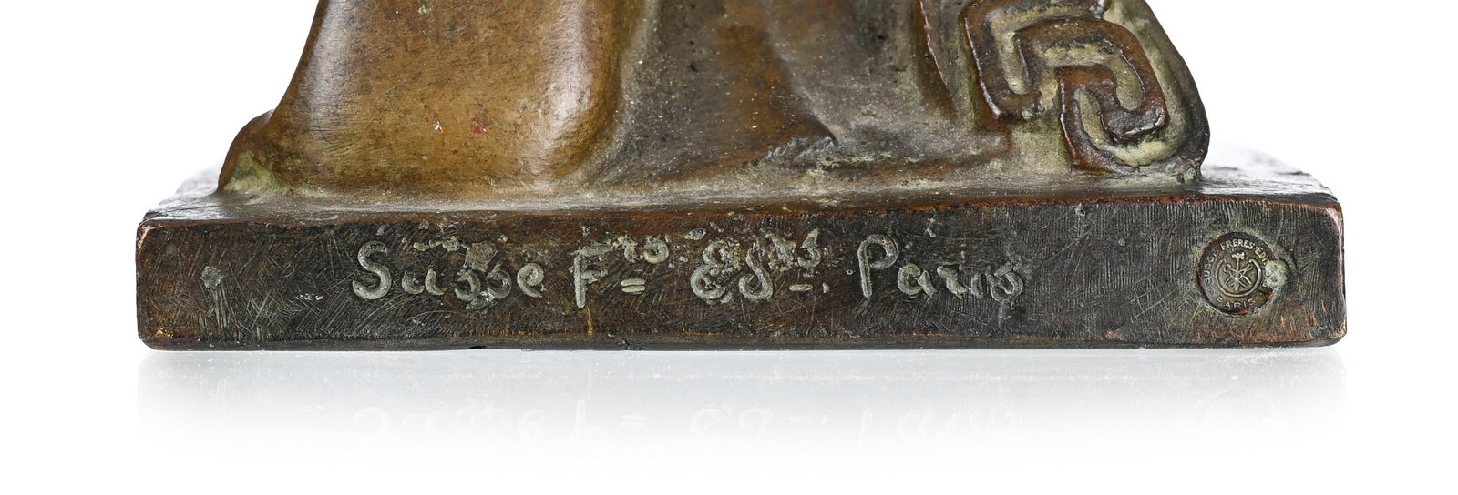 Richard Guino (1890-1973), L’idylle, sculpture en bronze à patine brune, signée sur  - 6