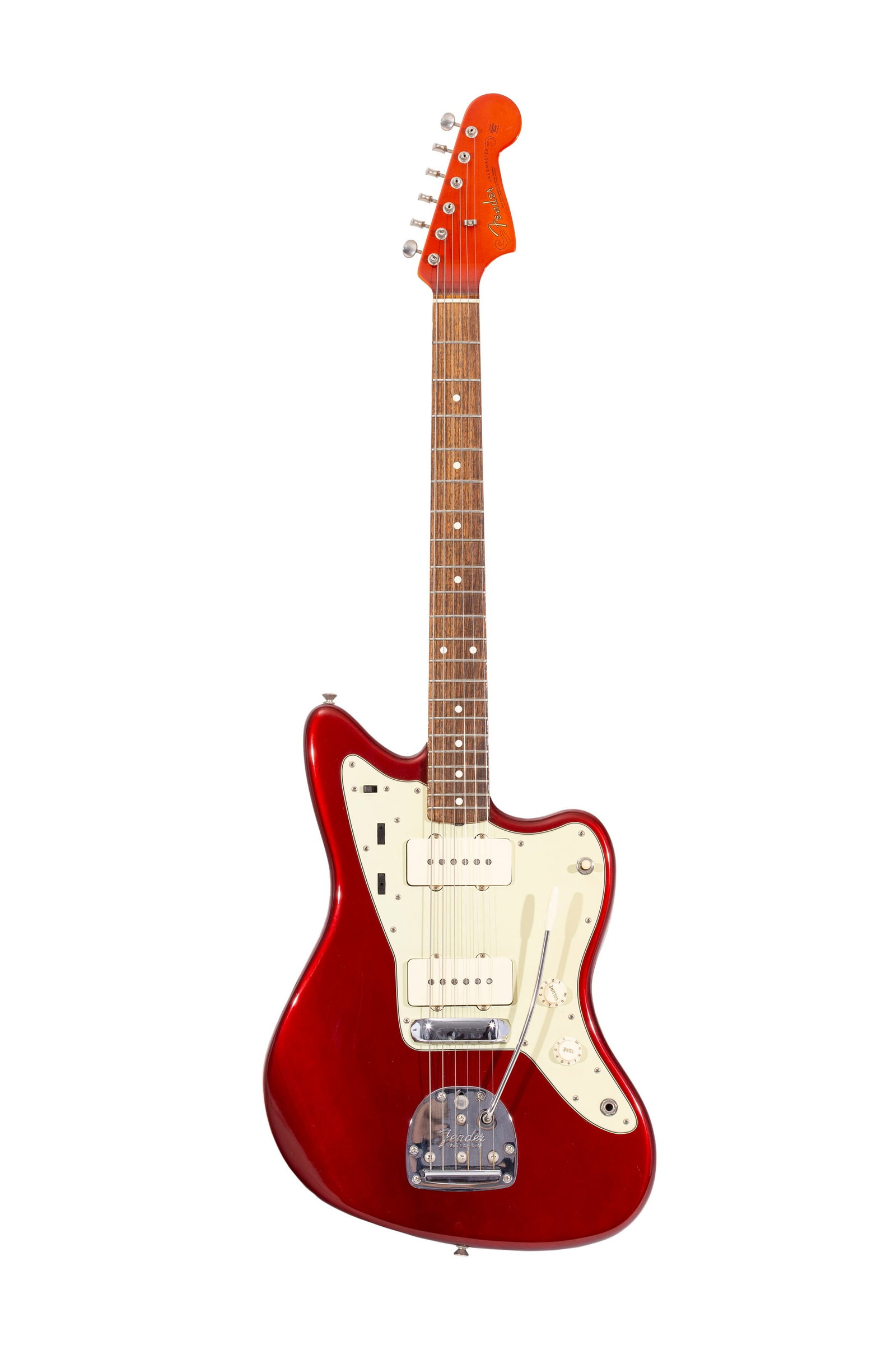 Fender, guitare électrique Jazzmaster édition limitée "Vintage Reissue 62'", 2008, US: Fender, guitare électrique Jazzmaster édition limitée "Vintage Reissue 62'", 2008, USA, finition Candy Apple Red, n° de série LE00805, avec sa caisse de transport originelle</