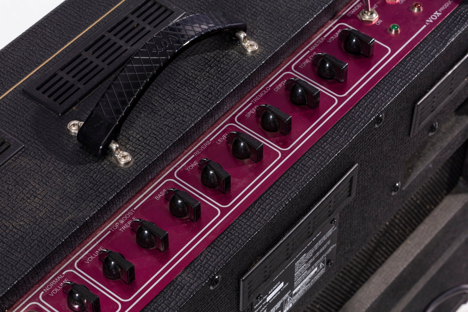 Vox (Angleterre), amplificateur à lampes pour guitare électrique, modèle AC30C2, 30 W - 5