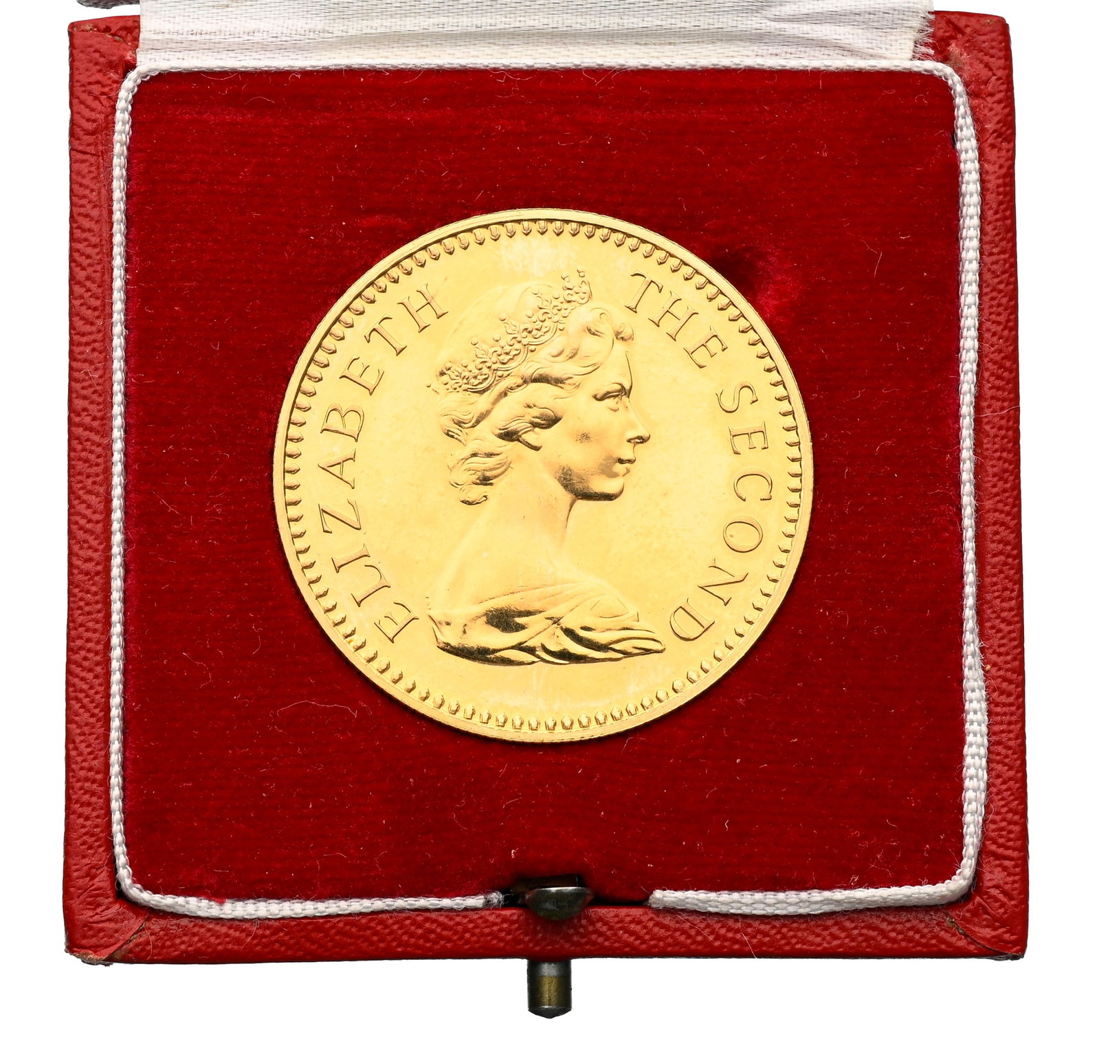 Zimbabwe/Rhodésie, Elisabeth II (1964-1970), 5 pounds en or 1966, or 916, 3.000 exemplaires fra - 4