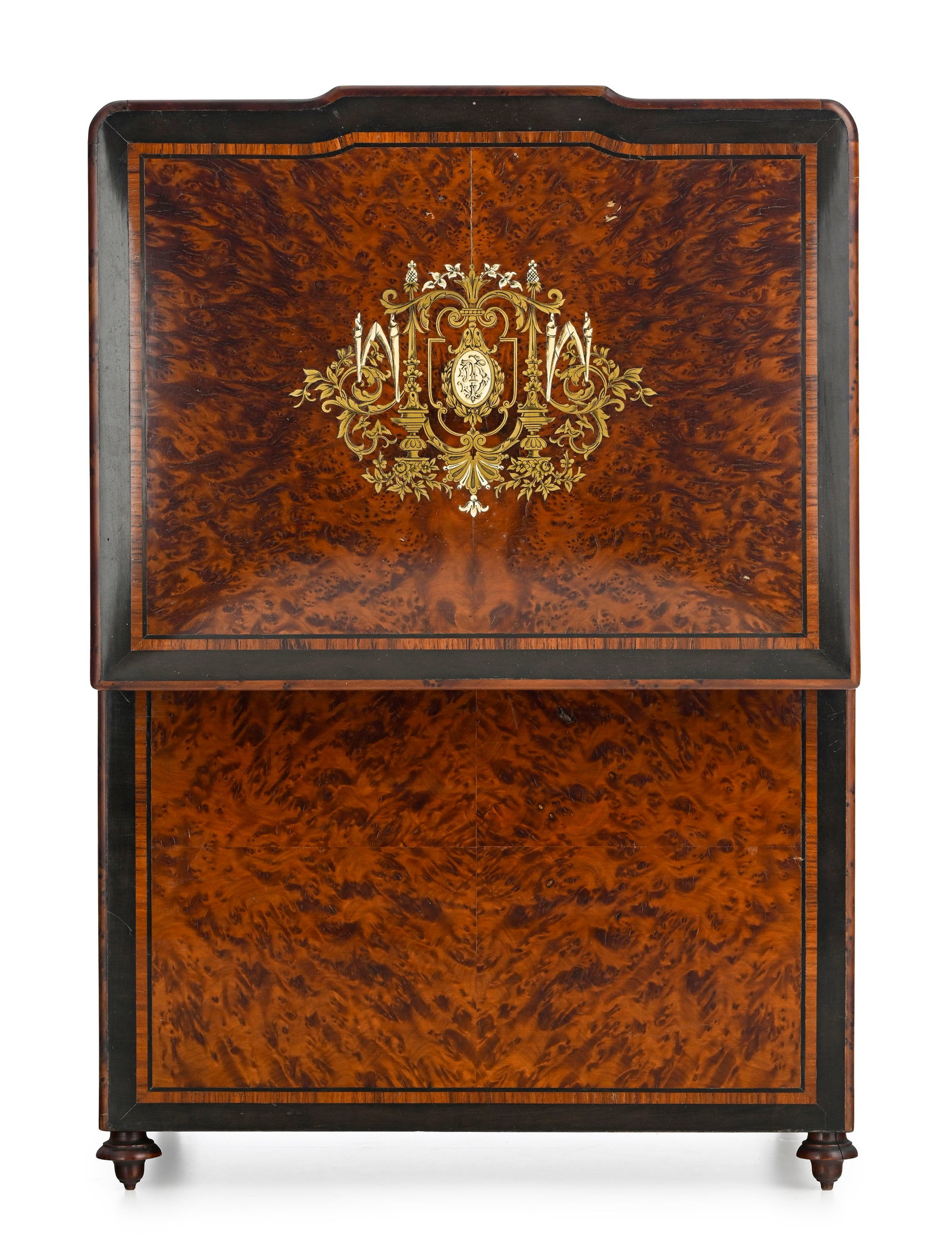 Cave à liqueur d'époque Napoléon III, par R. Guyot à Paris, vers 1870, coffret e - 8