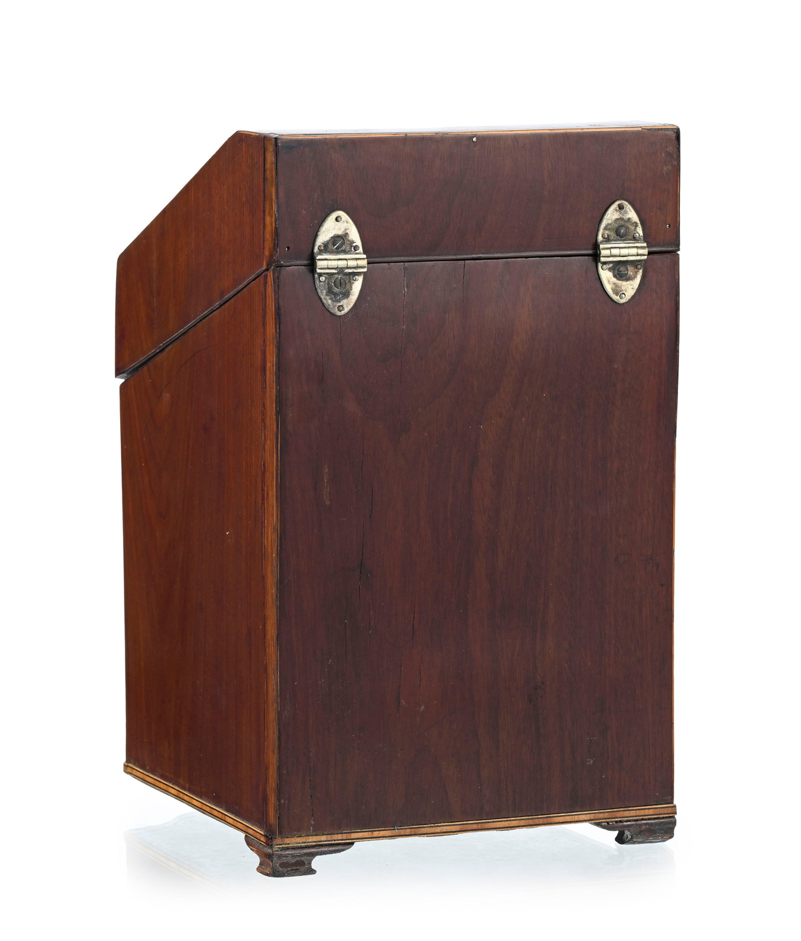 Coffret à ménagère de style George III, XIXe s., en acajou, placage d'acajou et marqu - 5