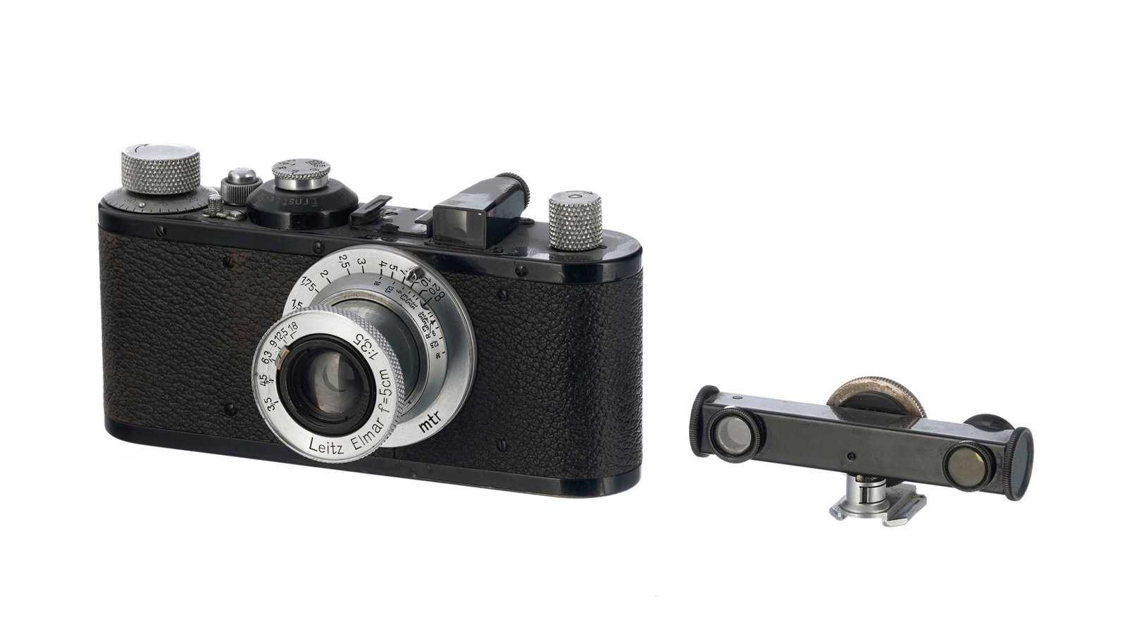 Leica et Leitz Wetzlar, Allemagne, modèle Standard noir de type E à objectif interchangeab - 2