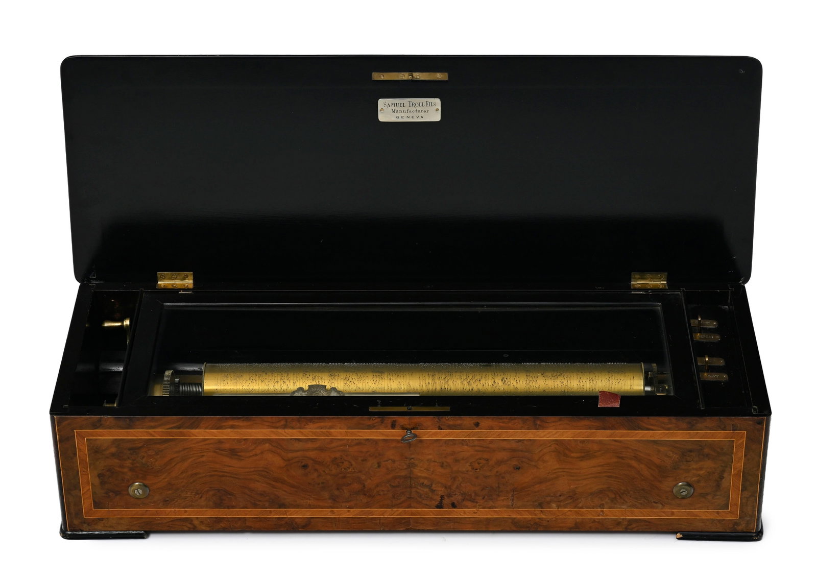 Boite à musique par Samuel Troll & Fils à Genève, dernier 1/4 du XIXe s., remontage p - 4