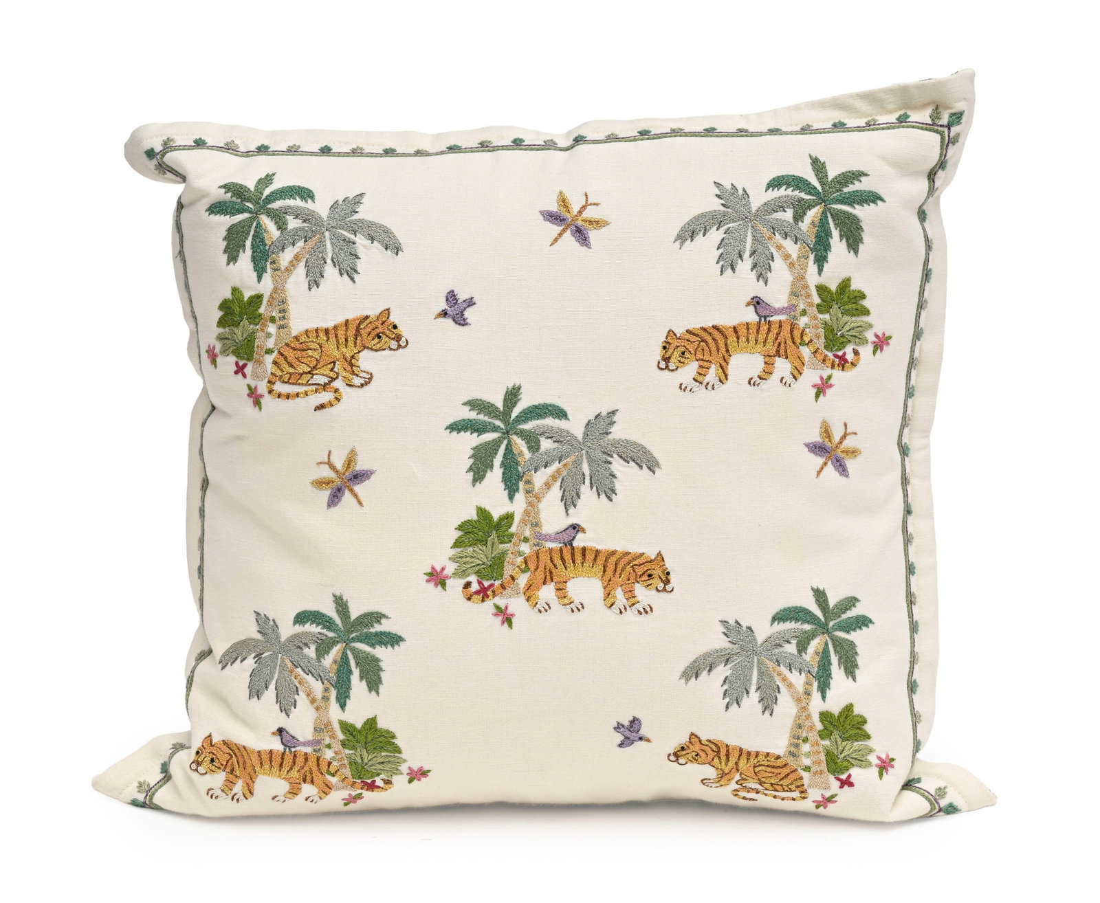 Ensemble de 5 coussins par la maison Chelsea Textile London, XXIe s., à décor d'animaux et - 2