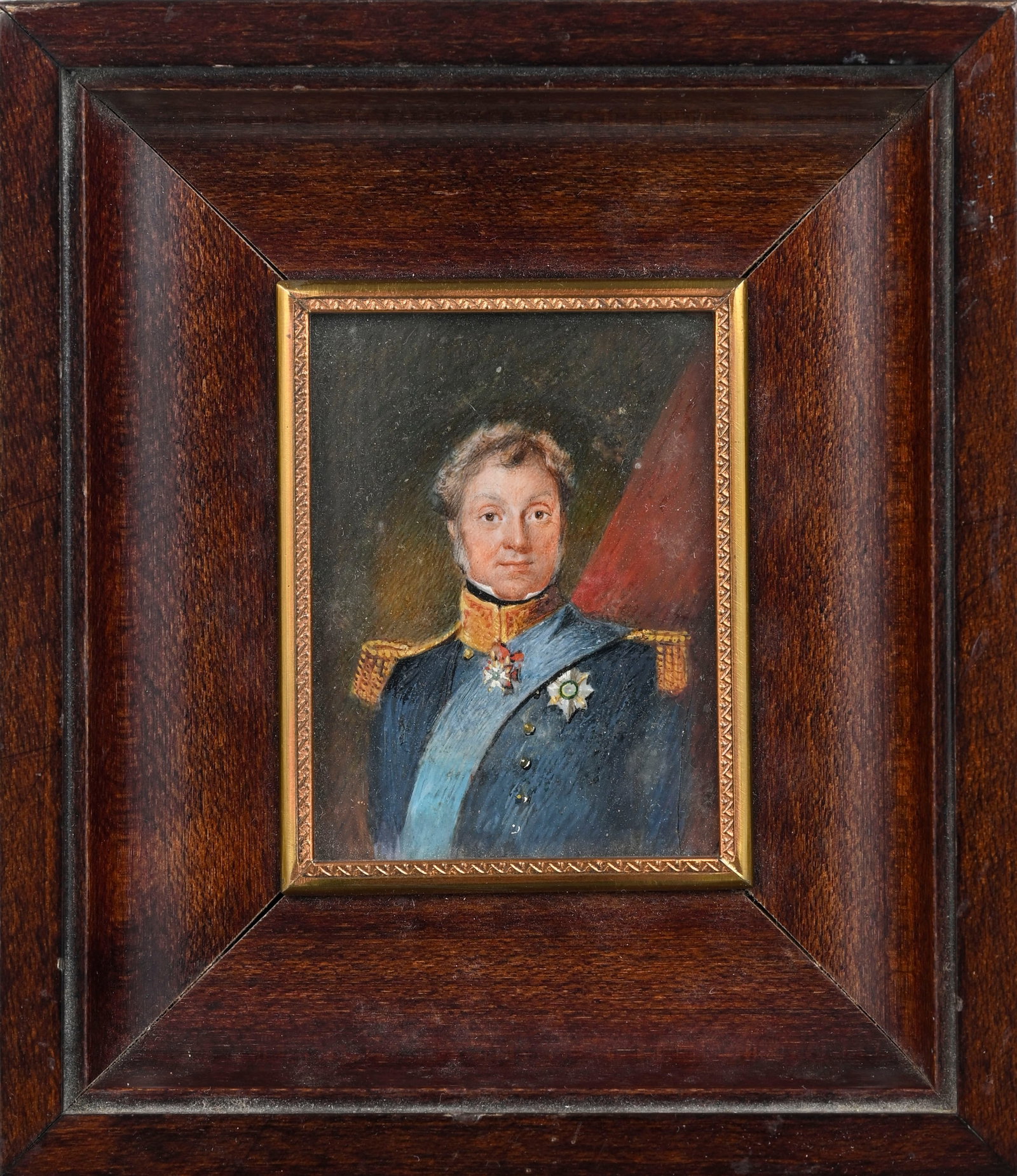 Ensemble de 5 portraits en miniature, France début XIXe s., peints sur ivoire, représentan - 3