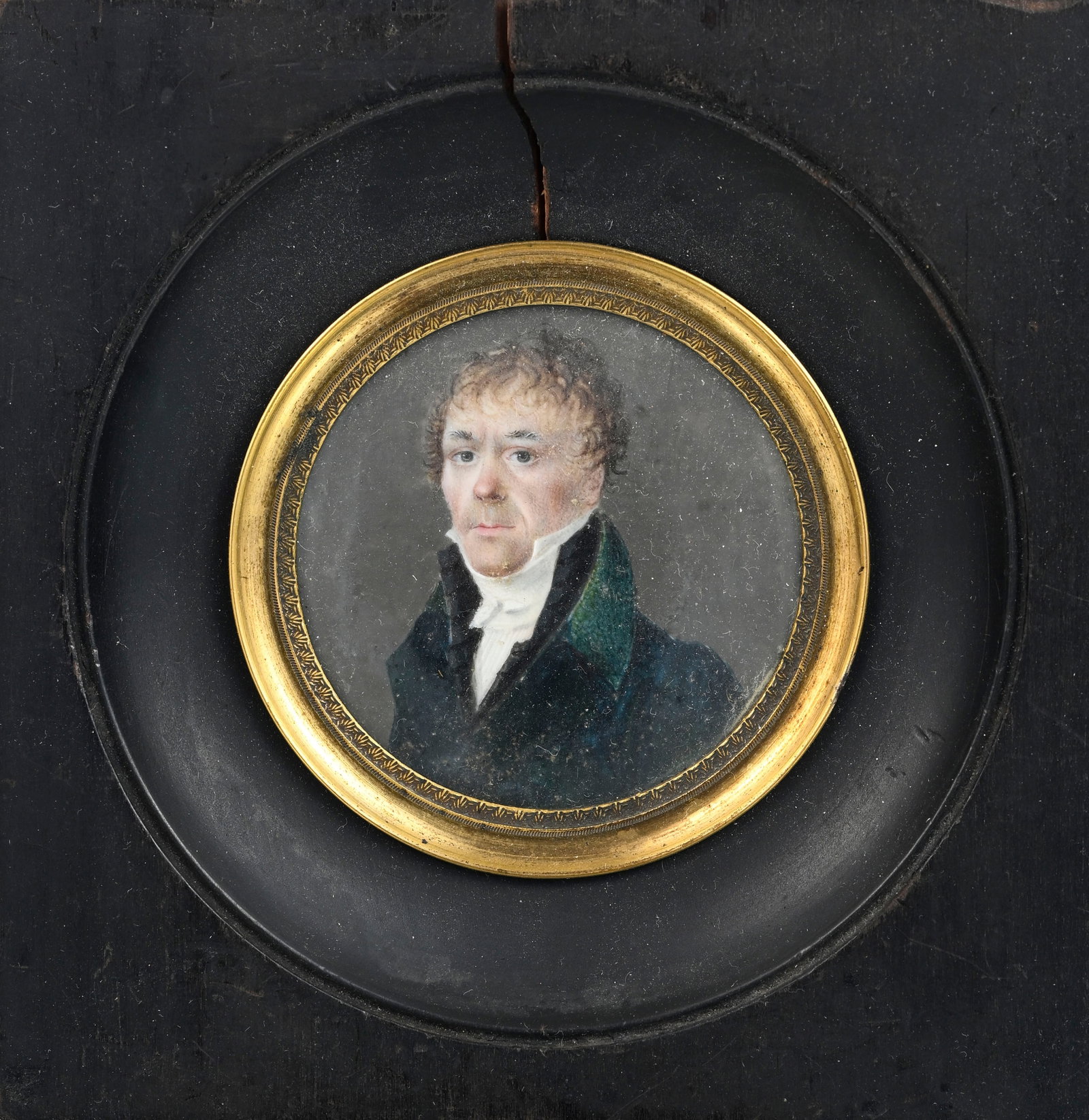 Ensemble de 5 portraits en miniature, France début XIXe s., peints sur ivoire, représentan - 5