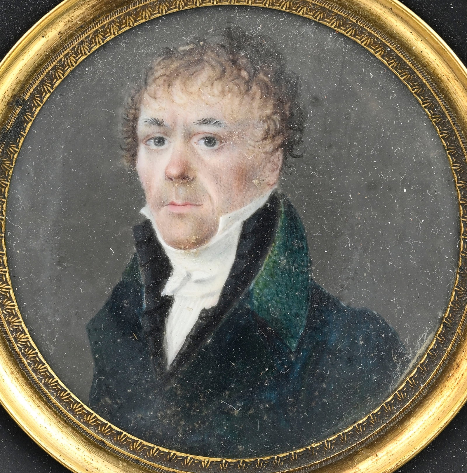 Ensemble de 5 portraits en miniature, France début XIXe s., peints sur ivoire, représentan - 9