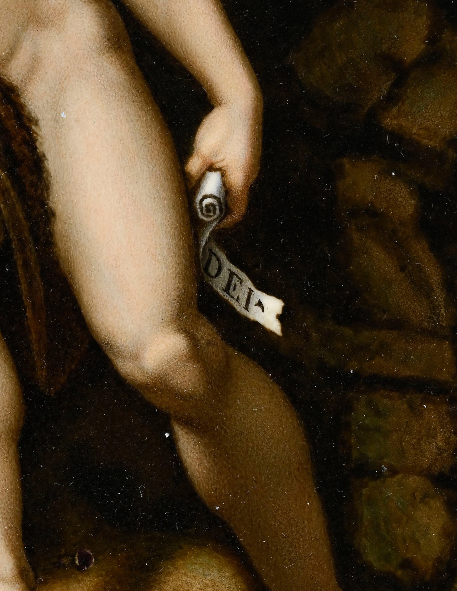 Saint Jean-Baptiste dans le désert, d’après Raphaël Sanzio, vers 1518, miniatur - 4