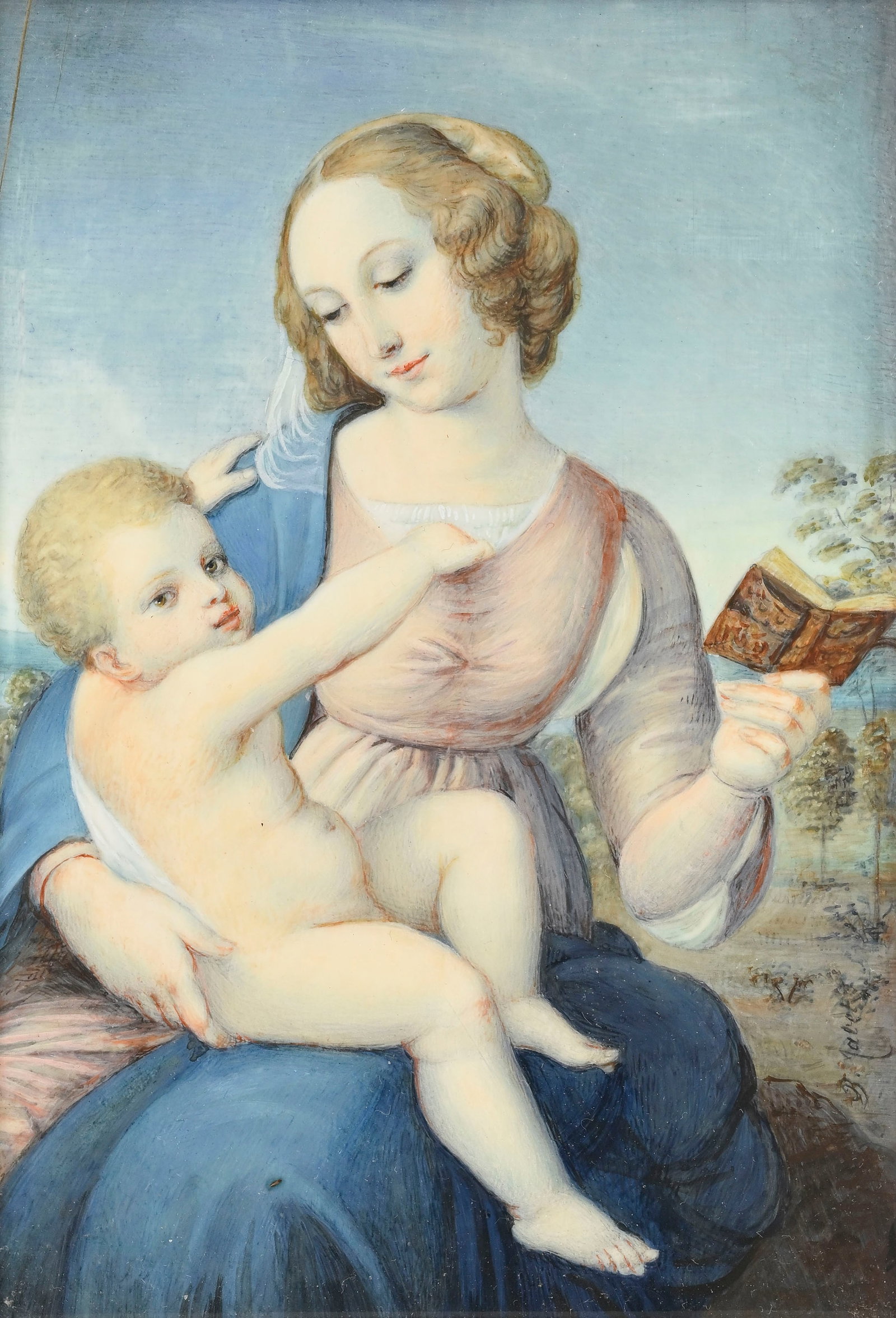 La Madone Colonna, d’après l’œuvre de Raphaël Sanzio, vers 1507-1508, min - 2