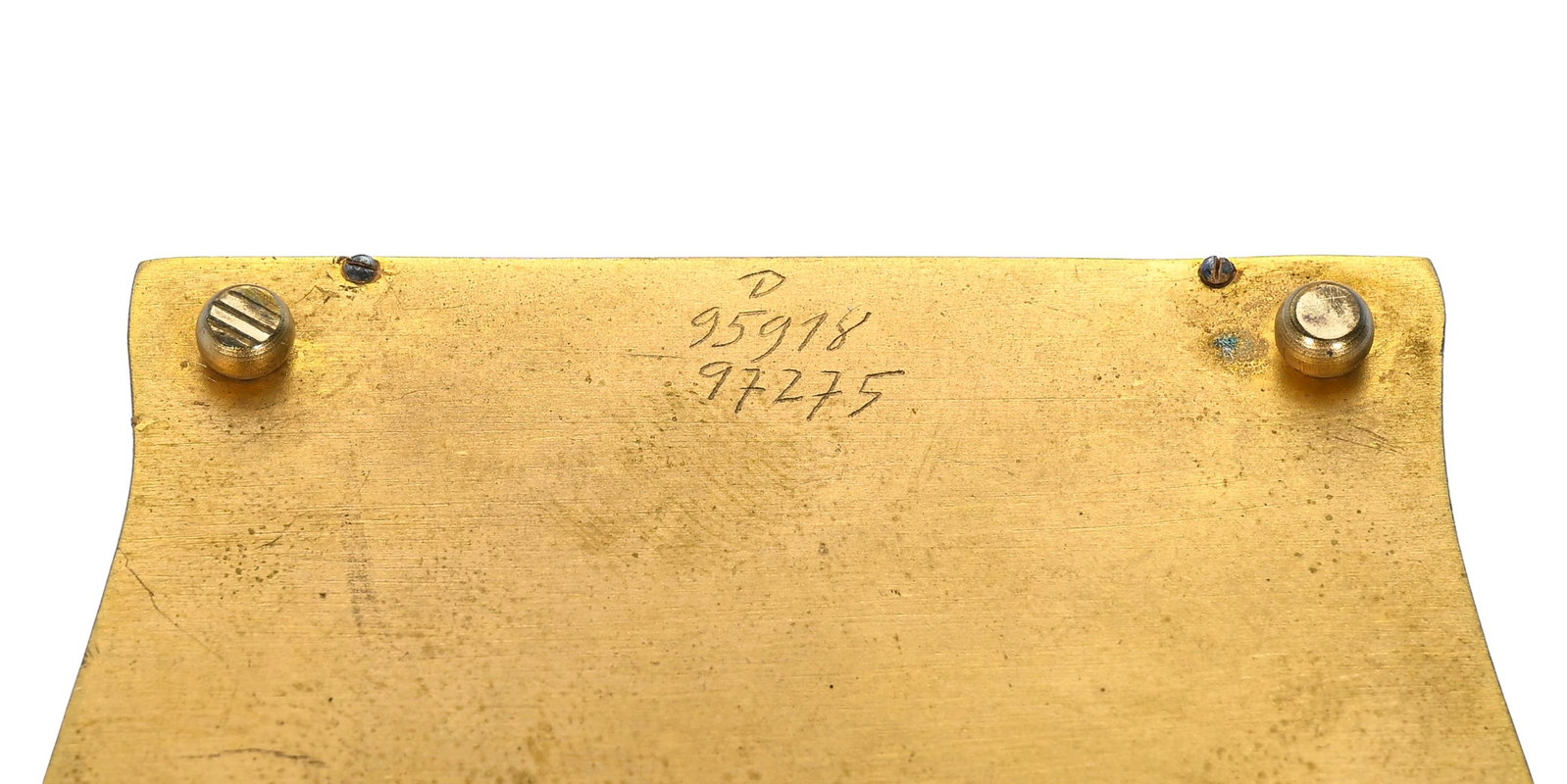 Petite pendulette en émail de Vienne, Autriche fin XIXe s., h. 14 cm Provenance : Famille Schl - 4