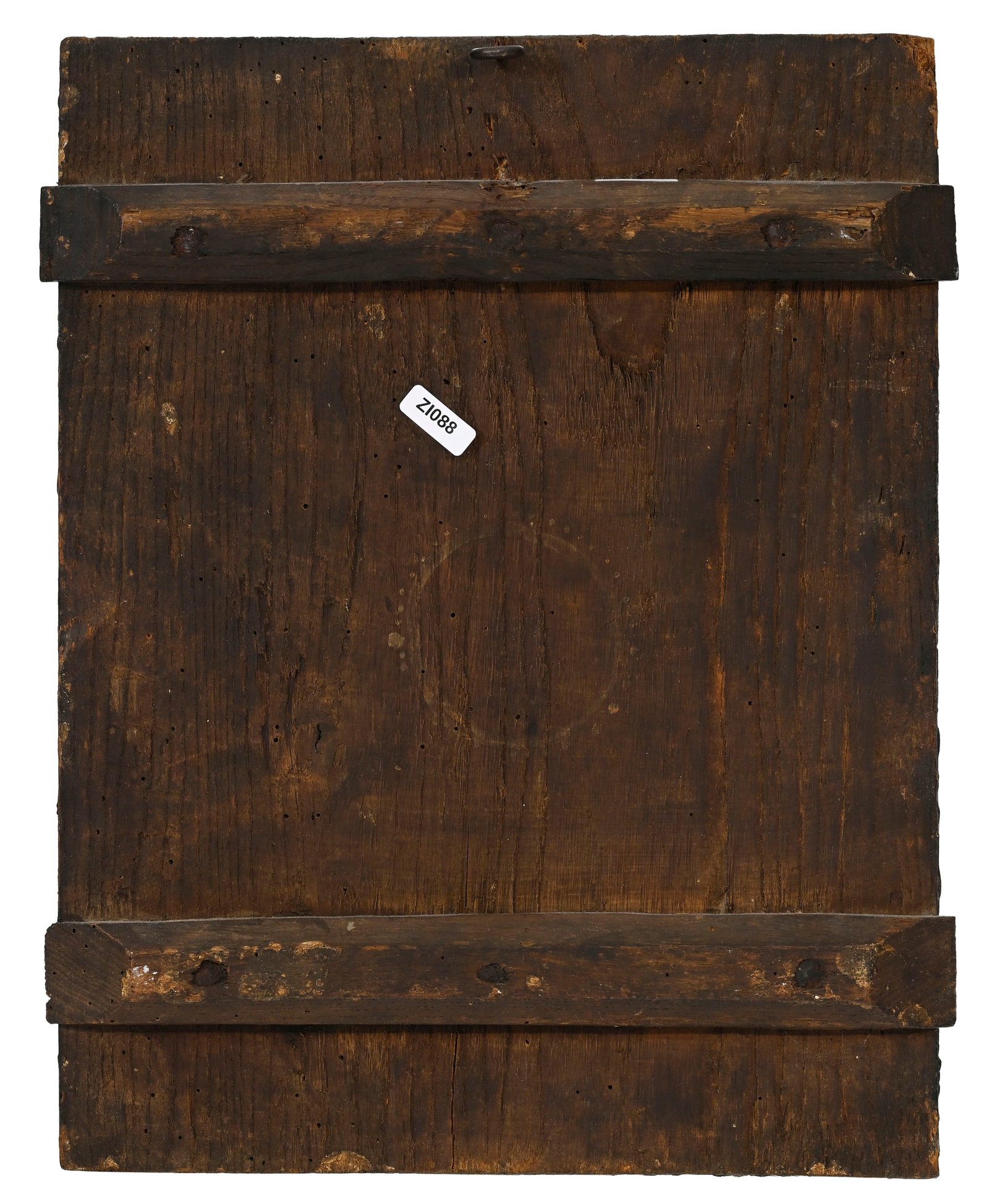 L'annonciation à Zacharie, icône sur panneau, Grèce fin XIXe s., 35x27 cm Provenance - 3