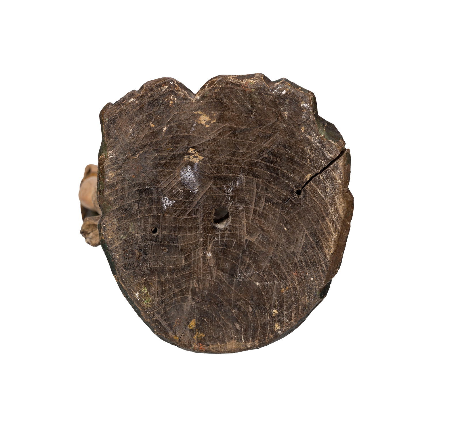 Saint Sébastien, sculpture du saint martyr en bois polychrome, XVIIe s., h. 41,5 cm Provenance - 4
