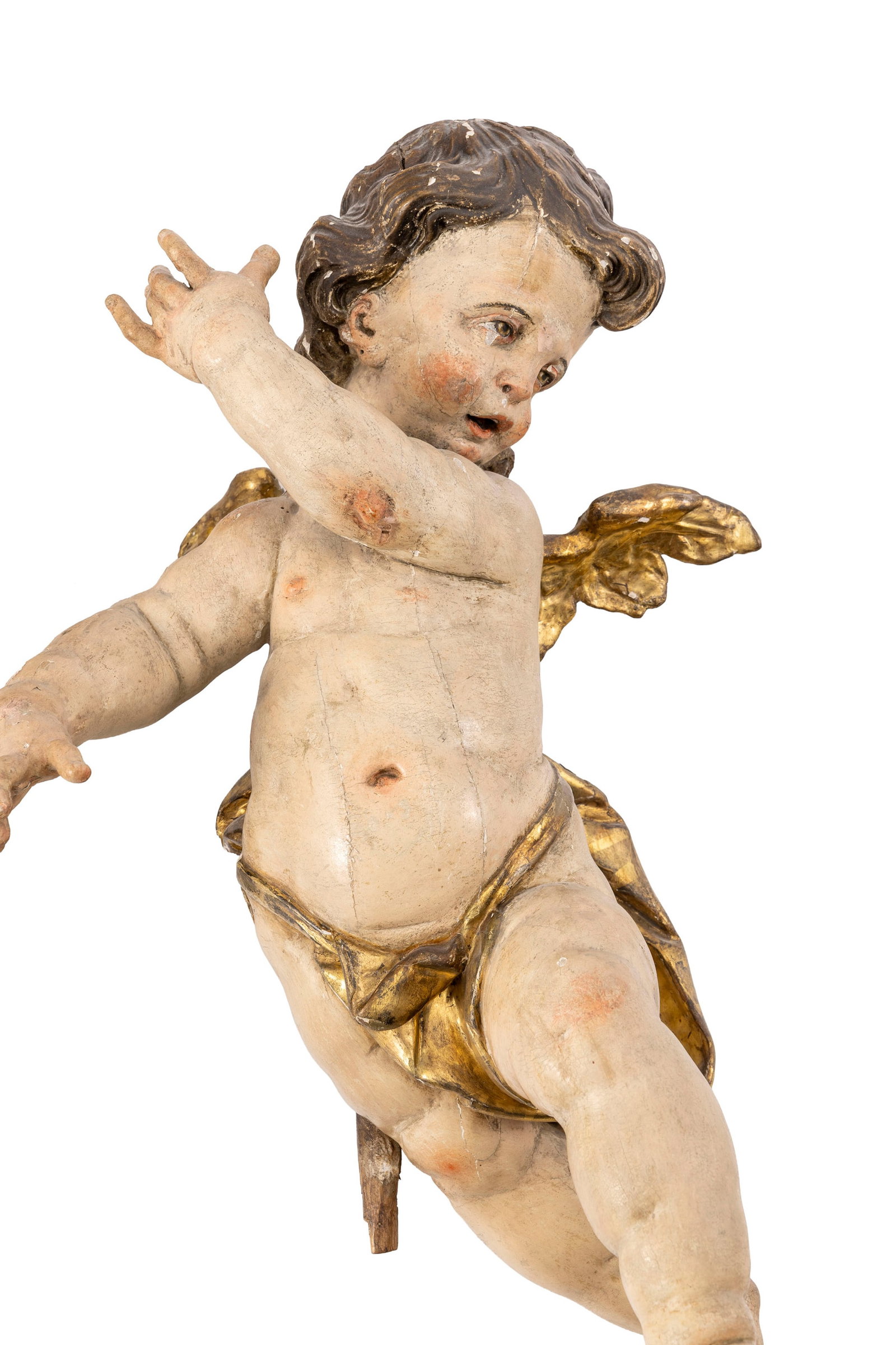 Johann Meinrad Guggenbichler (1649-1723), attribué à, Paire d'angelots en bois sculpté - 3