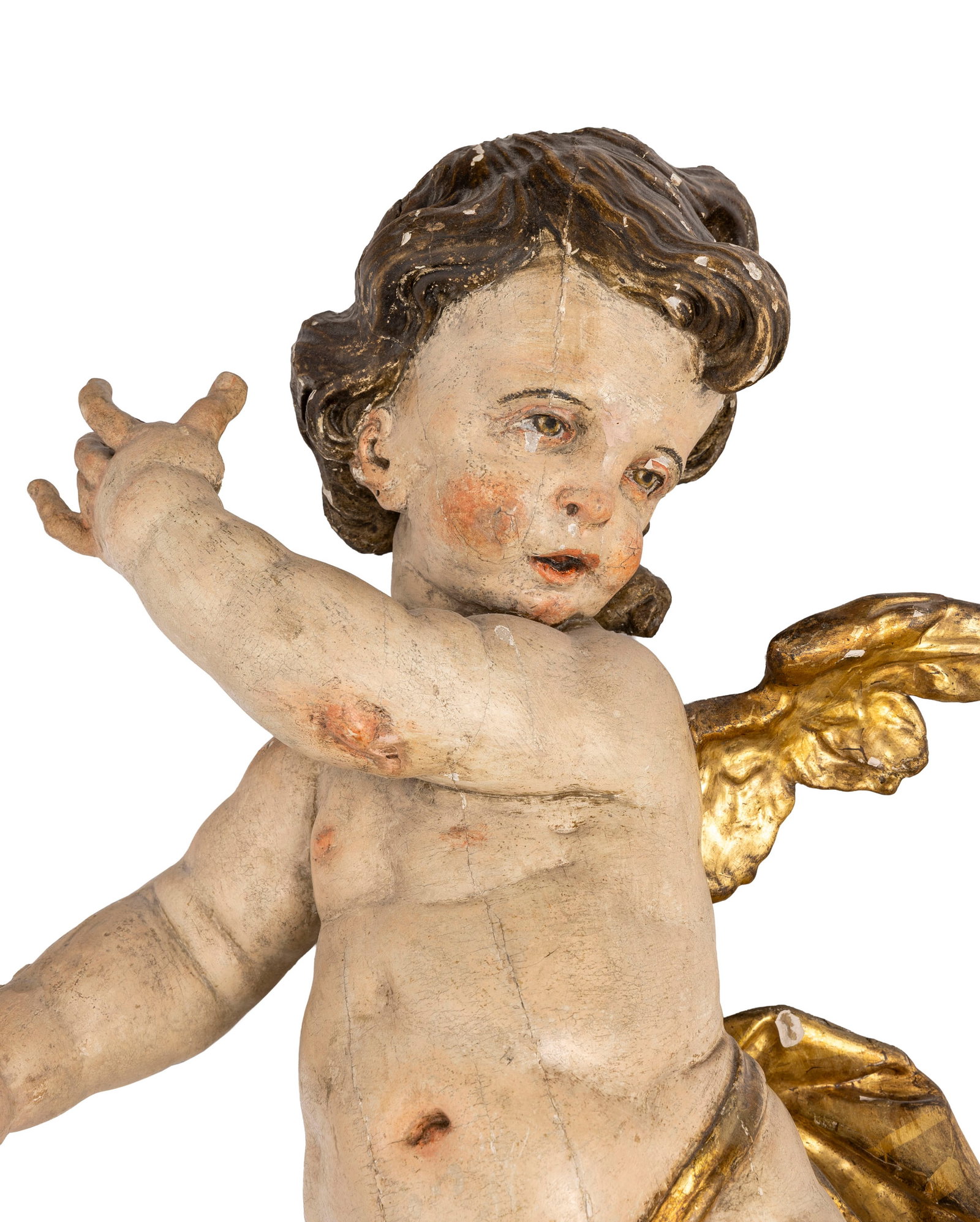 Johann Meinrad Guggenbichler (1649-1723), attribué à, Paire d'angelots en bois sculpté - 5