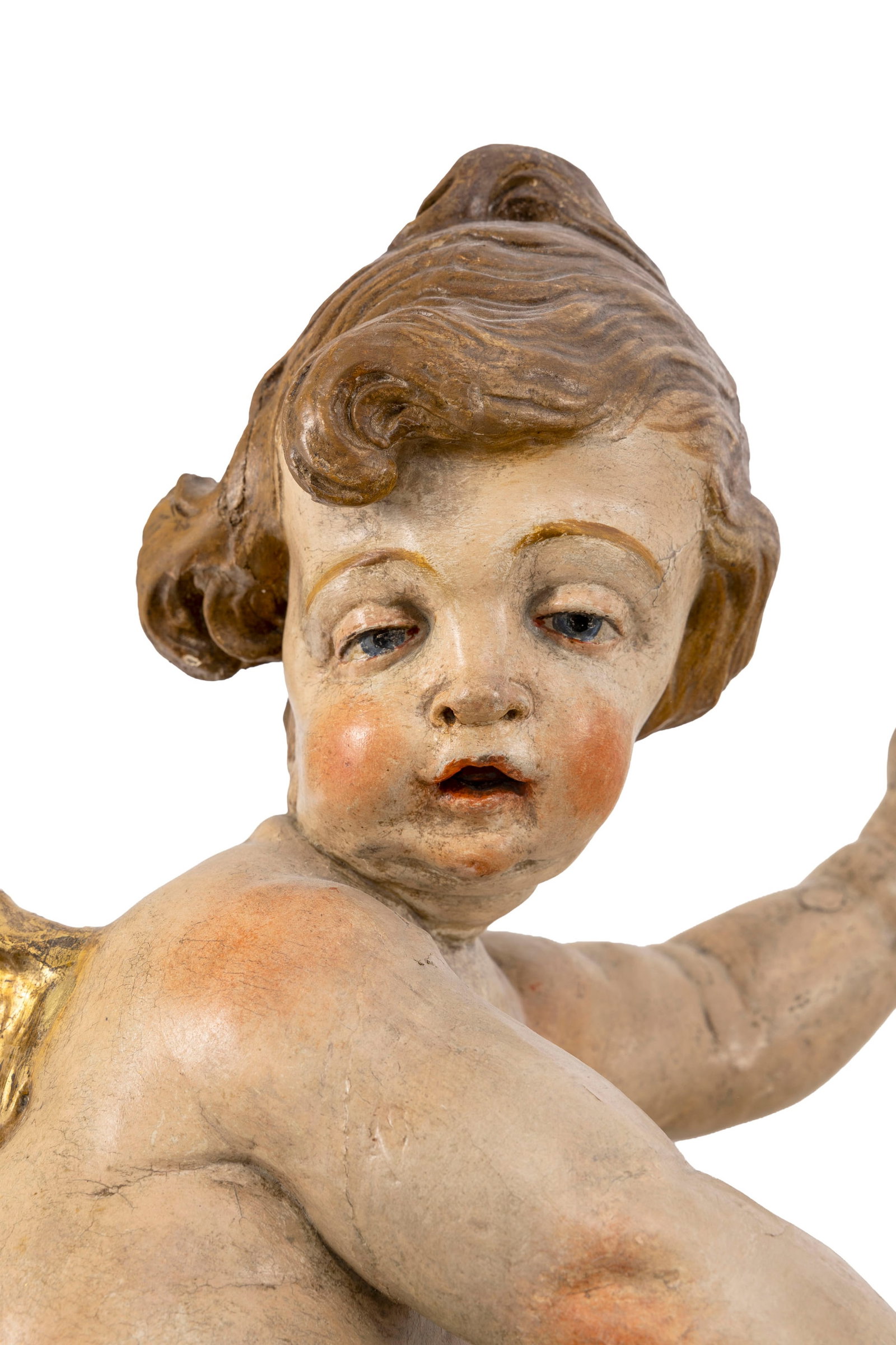 Johann Meinrad Guggenbichler (1649-1723), attribué à, Paire d'angelots en bois sculpté - 6