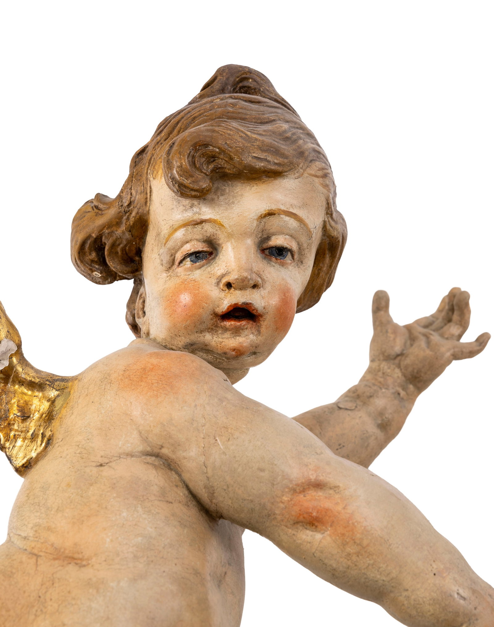 Johann Meinrad Guggenbichler (1649-1723), attribué à, Paire d'angelots en bois sculpté - 7
