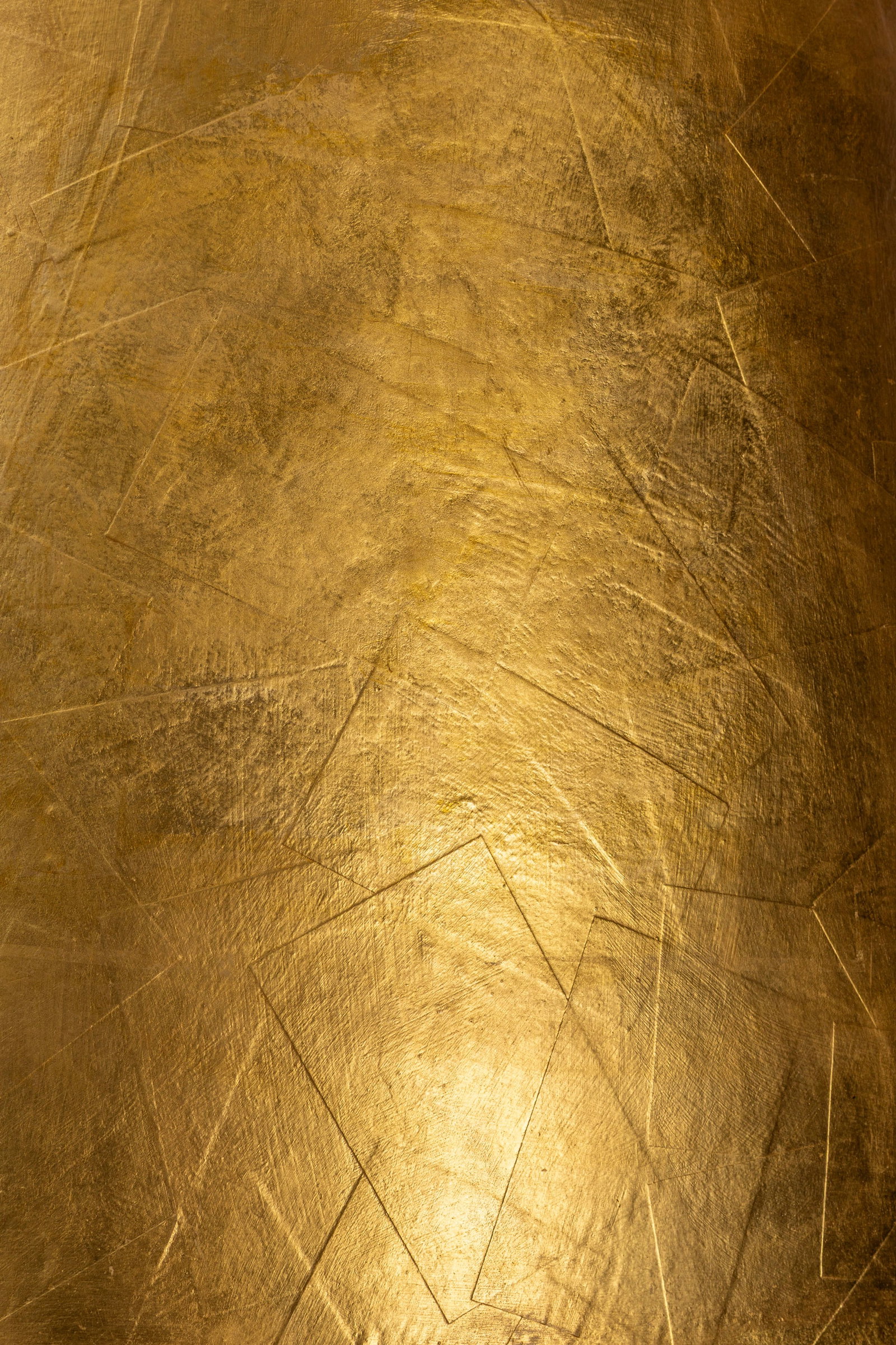 Lampadaire, 2009, édition Studio Job, en bois et carton doré à la feuille d'or, num&# - 3